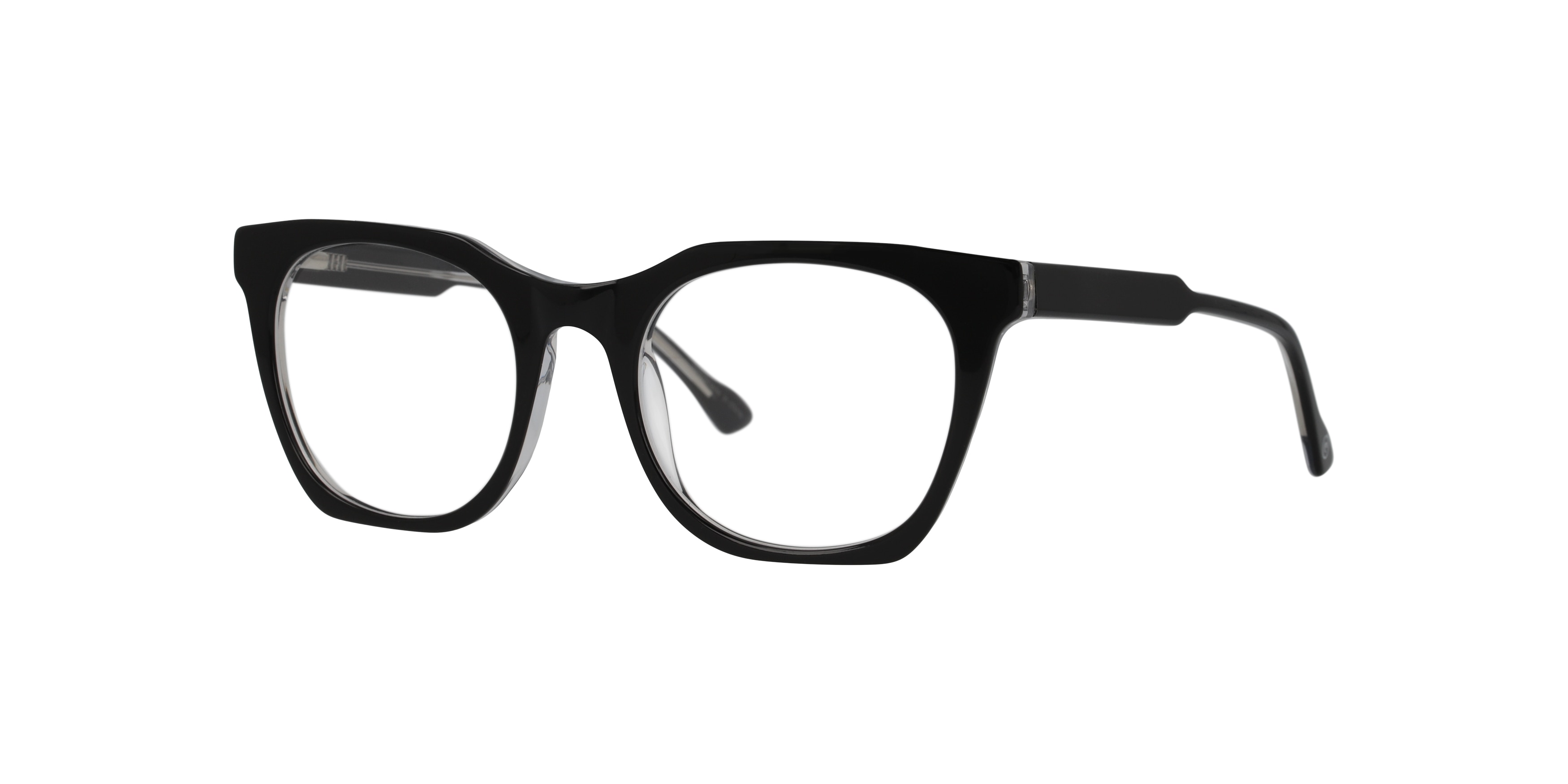Clearly BOECHERA Bi-layer Black Crystal, Size: XXS