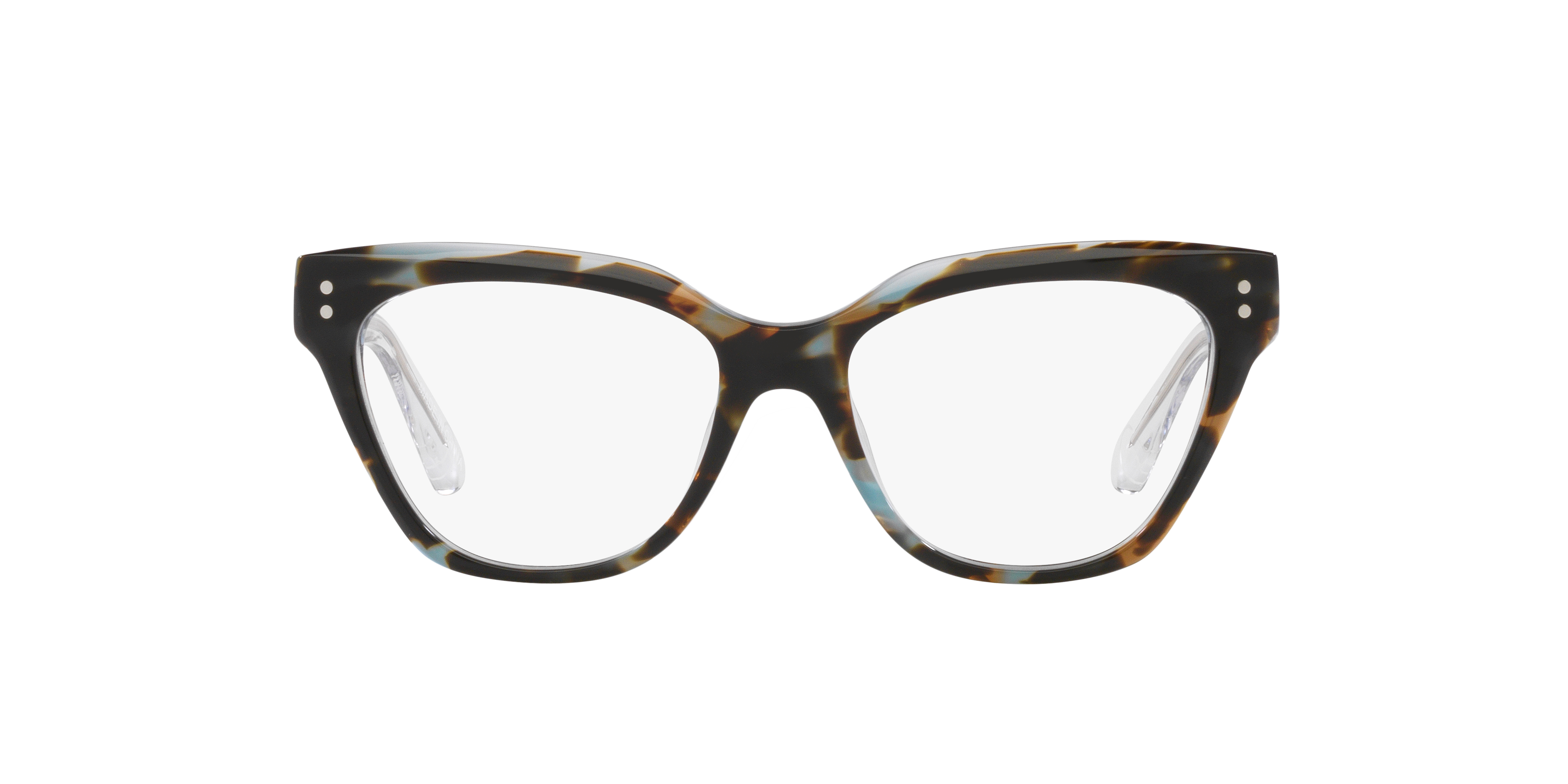 Clearly KAPUSKASING Blue Brown Havana On Crystal, Size: S