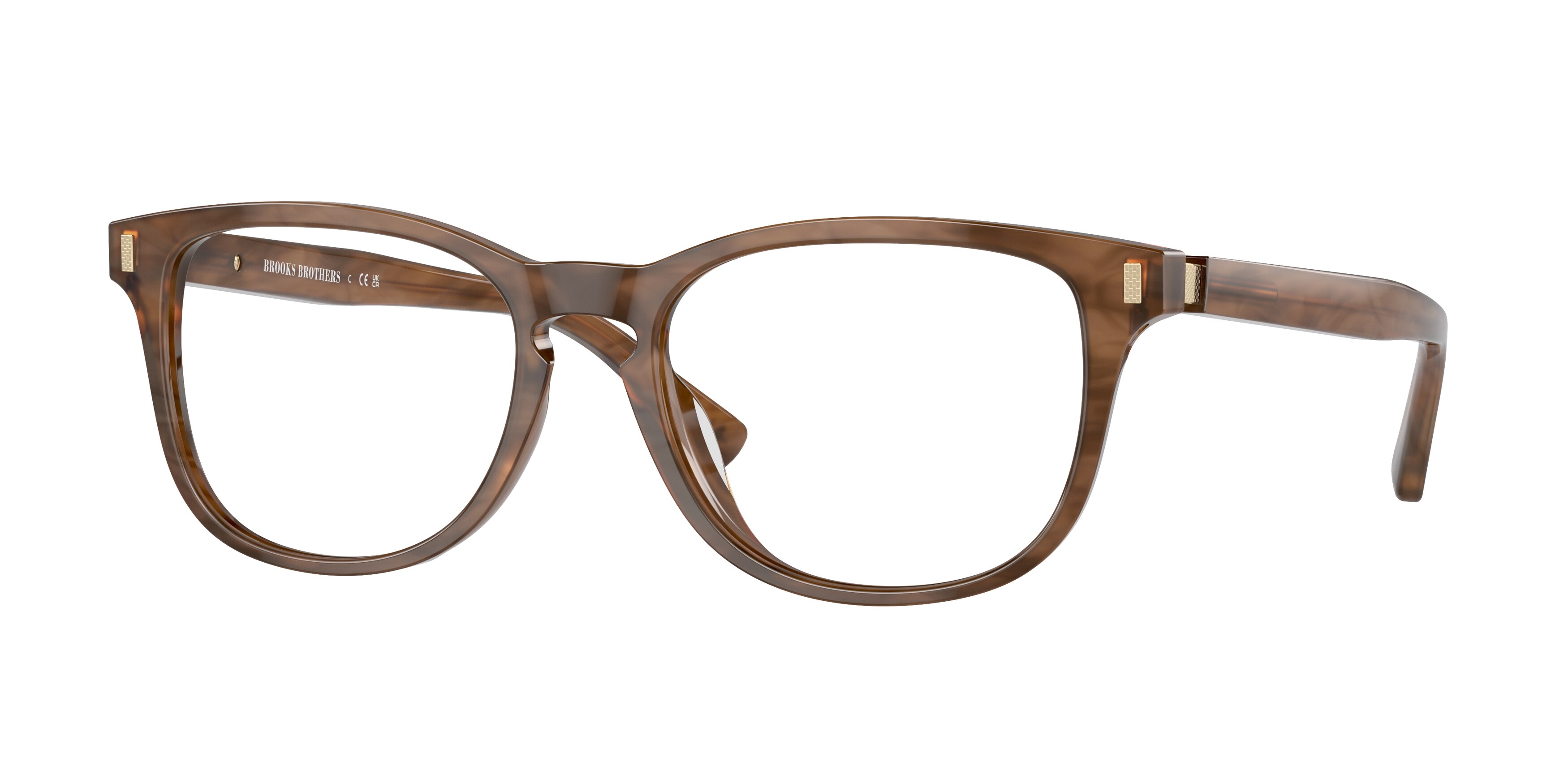 Brooks Brothers BB2060U Brown Horn Bio Size XL 144$