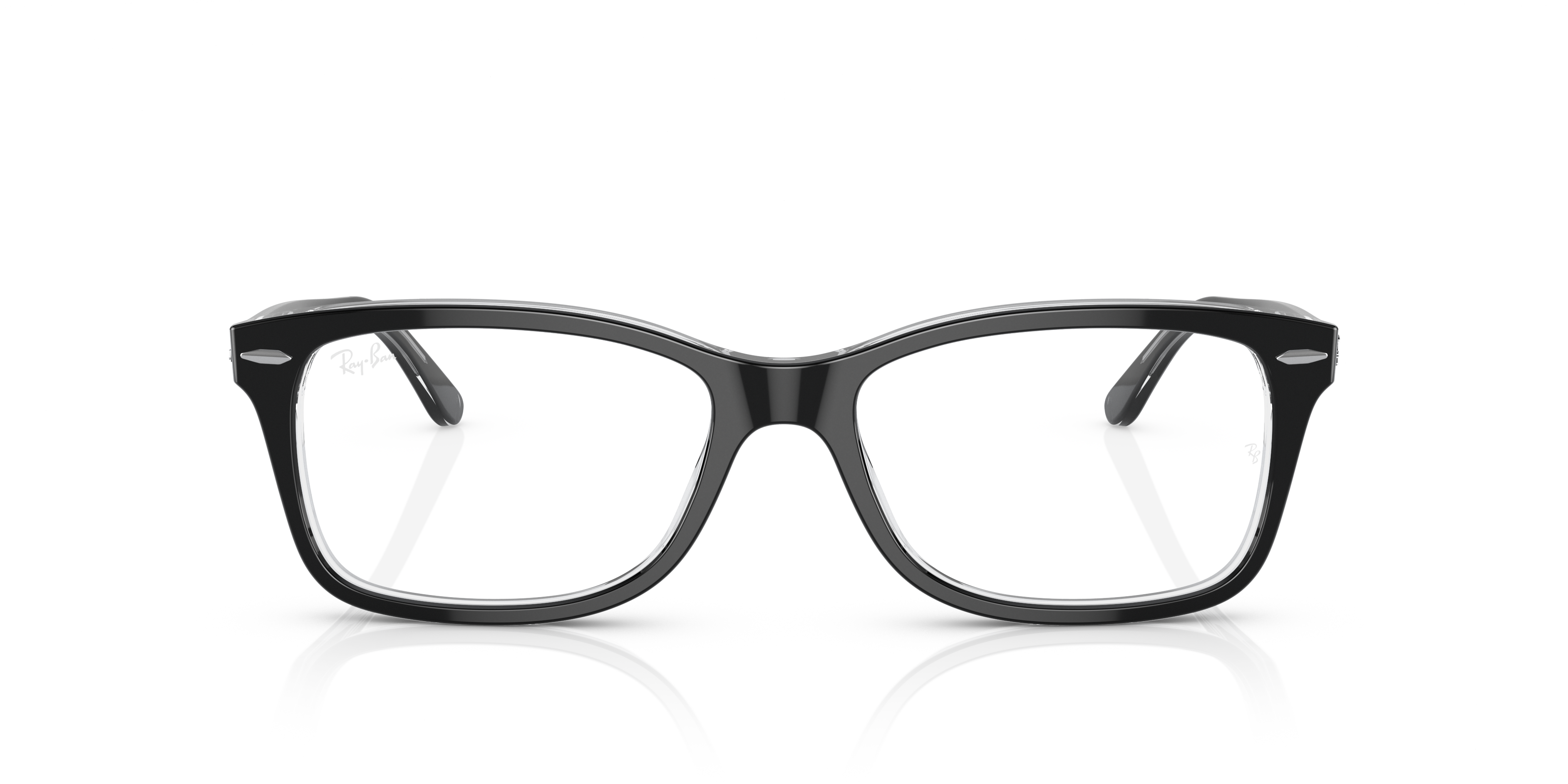 Ray-Ban RB5428 OPTICS Black On Transparent Size M 263$