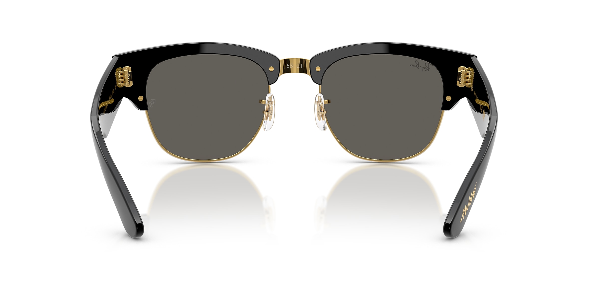 Ray-Ban Sunglasses RB0316S MEGA CLUBMASTER BLACKED OUT COLLECTION