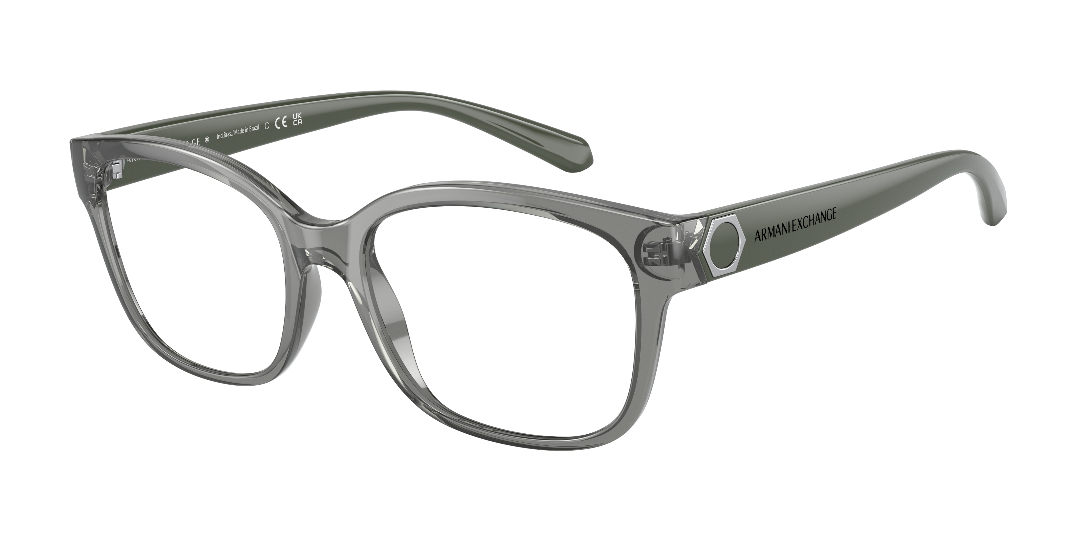 Armani Exchange AX3098 Shiny Transparent Green Size S 92$