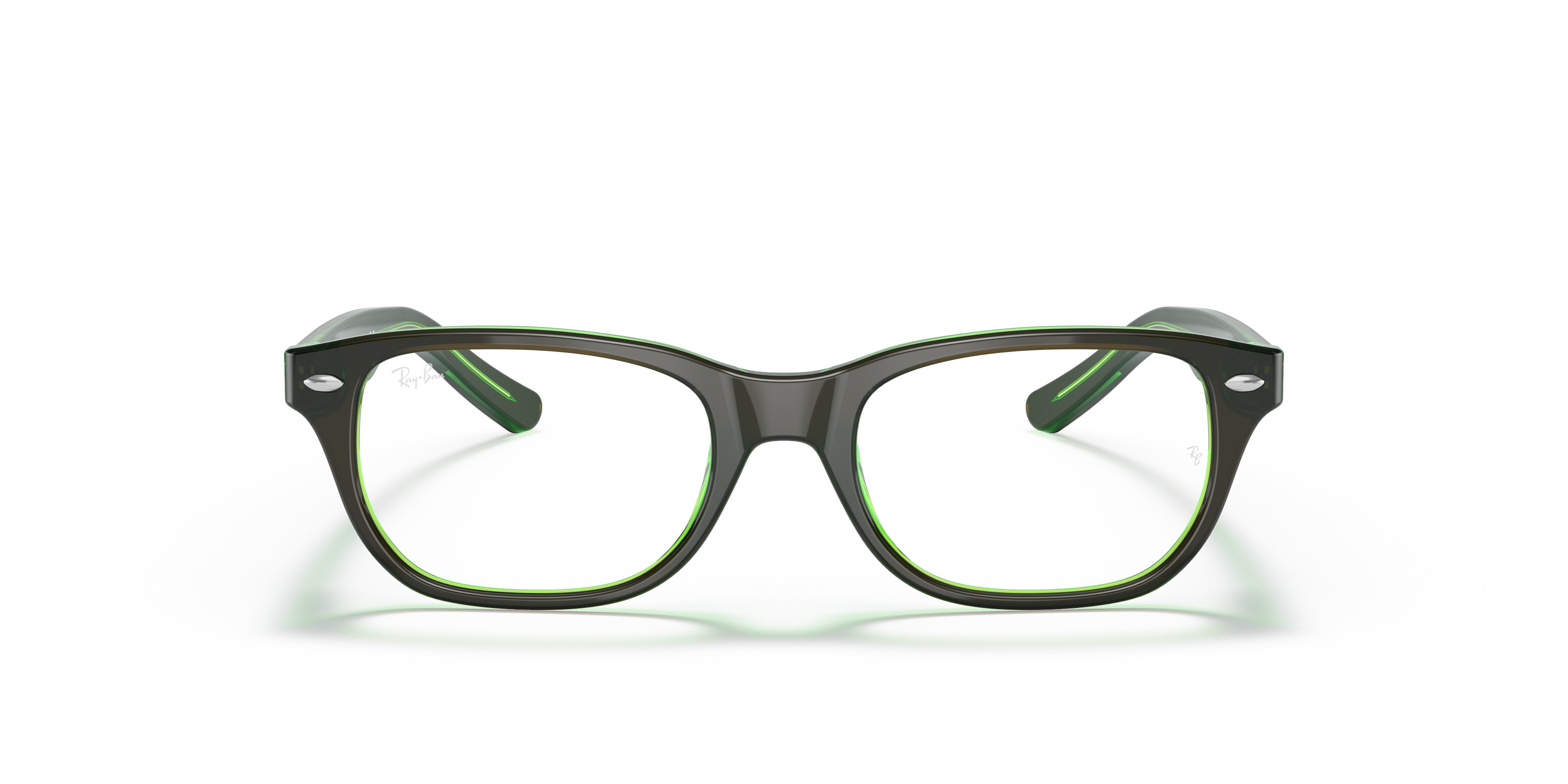 Ray-Ban RB1555 OPTICS KIDS Brown On Green Fluo Size S 163$