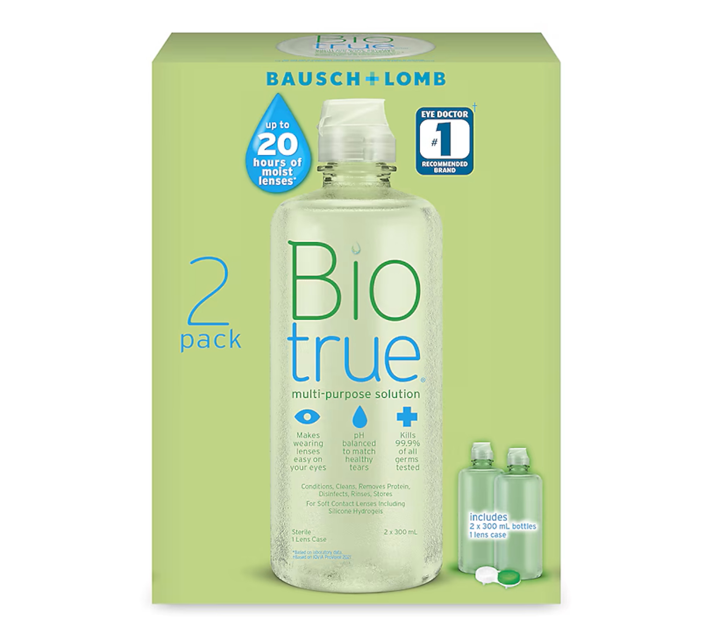 Biotrue® 2x300 ml + 120 ml