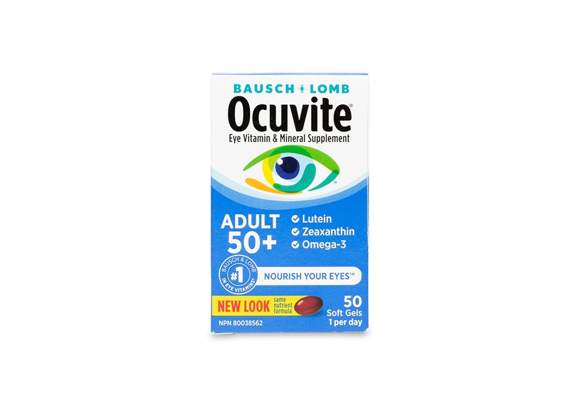 Ocivite Adult50+ Soft Gel 50 Cap