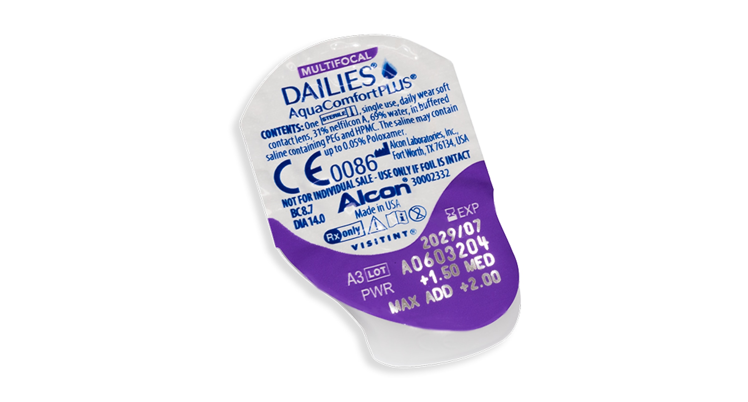 Alcon Contacts DAILIES® AquaComfort Plus® Multifocal 30