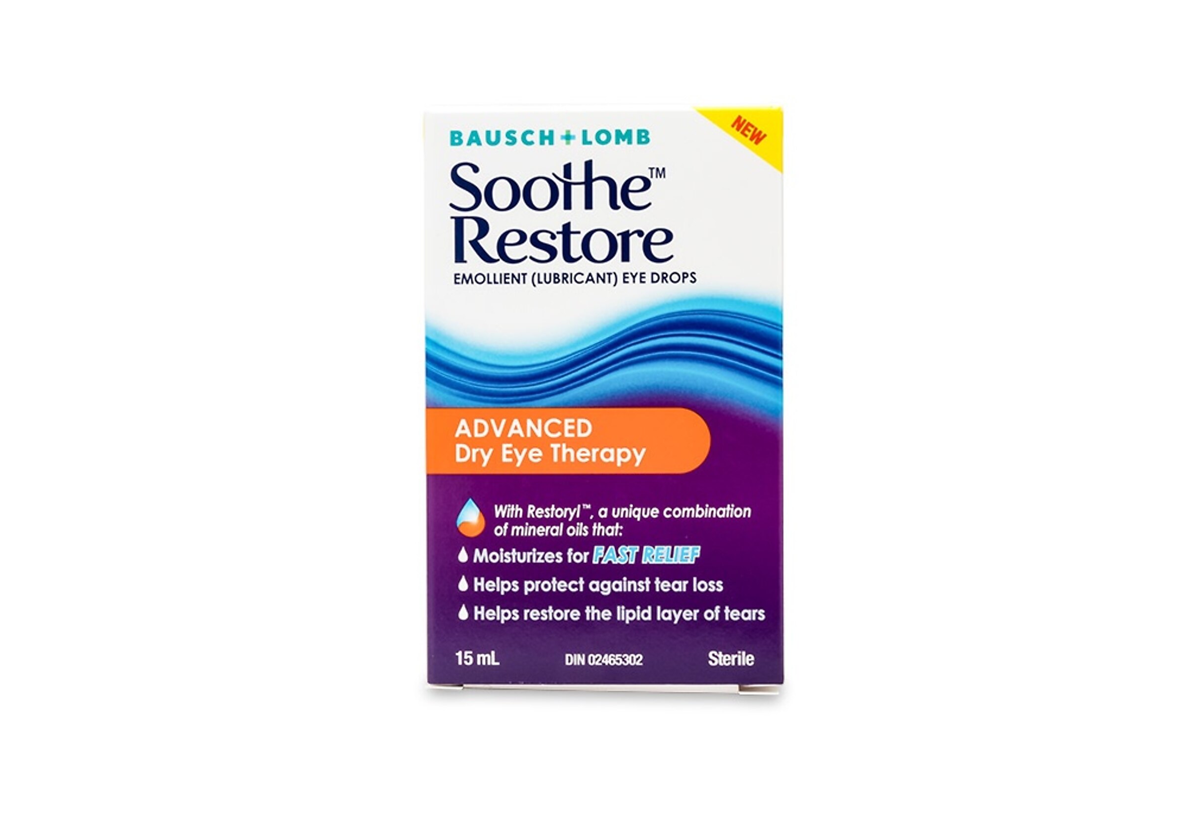 Soothe Restore Lubrificant Eye Drops 15ml