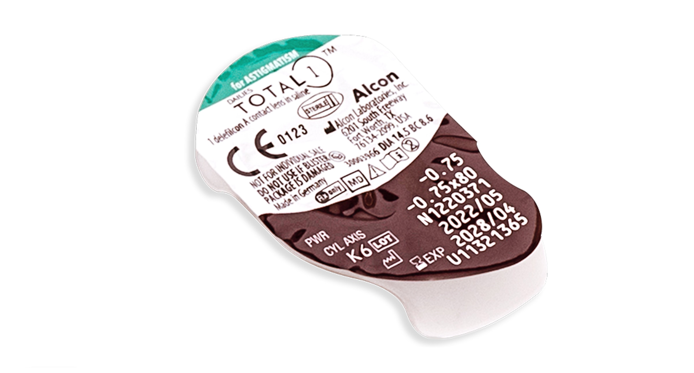 Alcon Contacts DAILIES TOTAL1® for Astigmatism 30