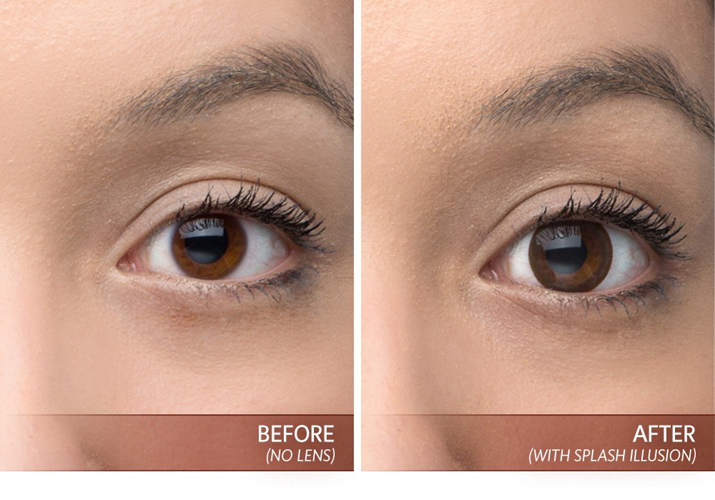 Interojo Contacts Splash Illusion Brown 30