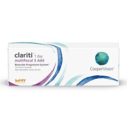 CooperVision Contacts clariti® 1 day multifocal 3 add 30