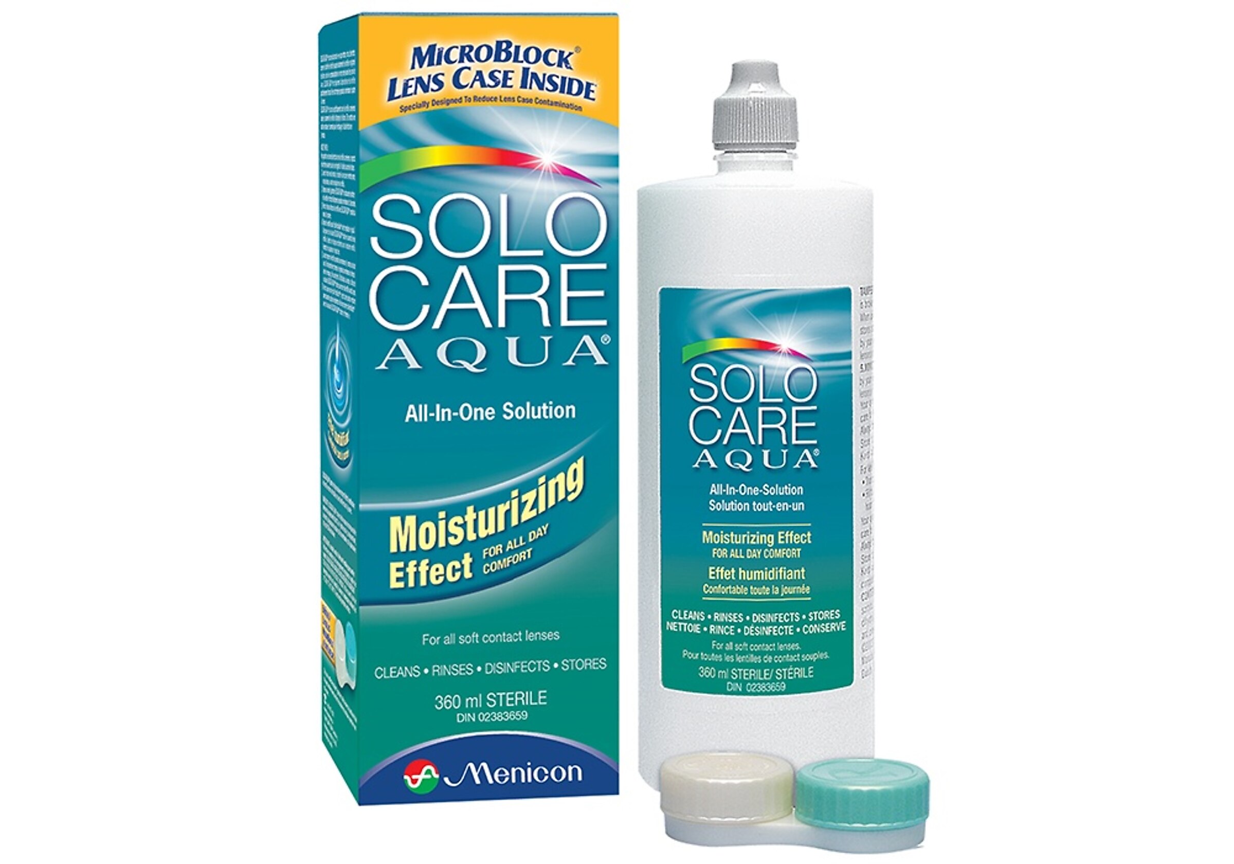 Solocare Aqua with Lenscase 360ml