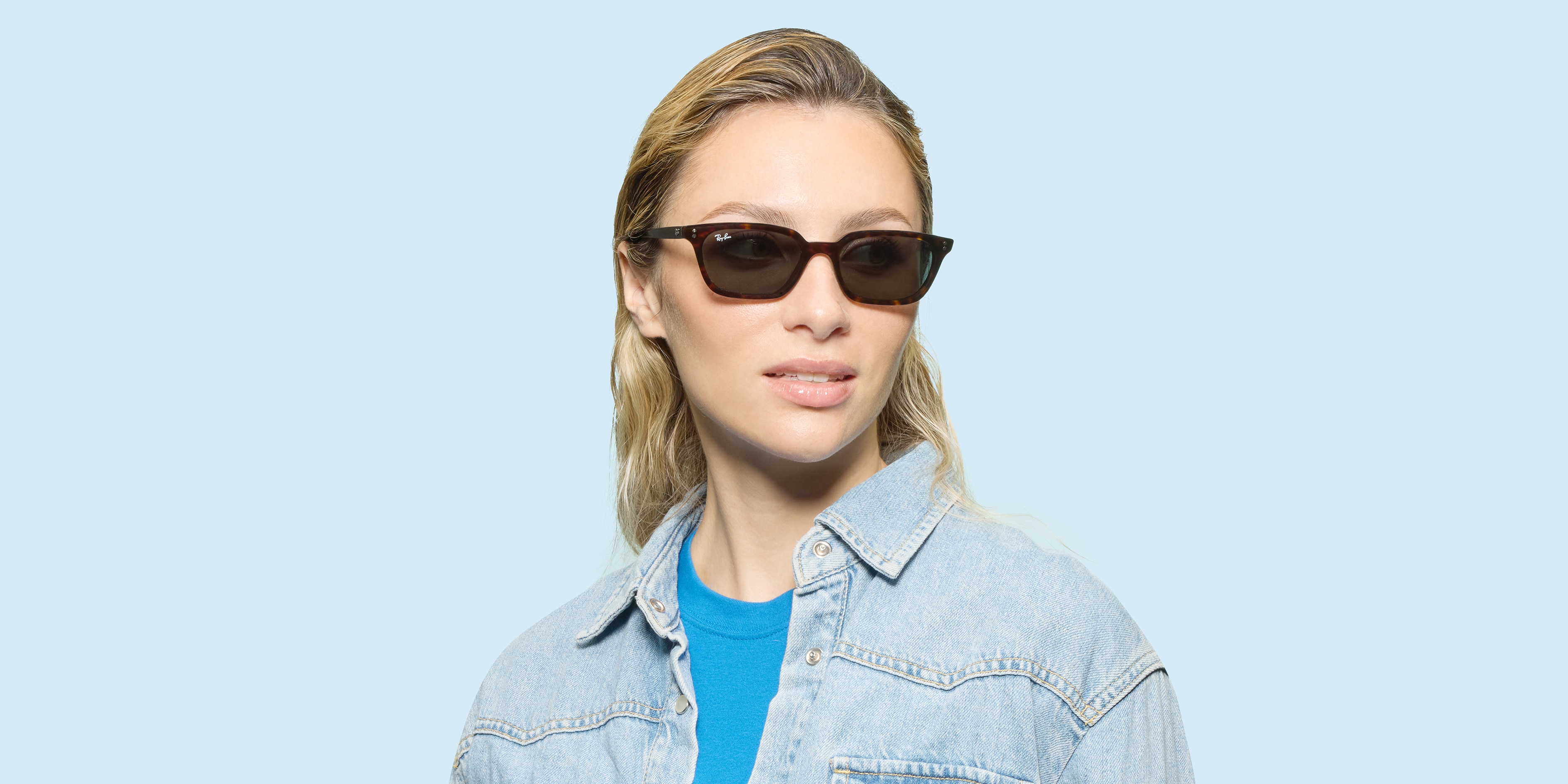 Ray-Ban RB4456 ZAYA BIO-BASED Sunglasses | Clearly