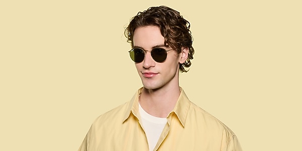 Ray-Ban Sunglasses RB3447 ROUND METAL