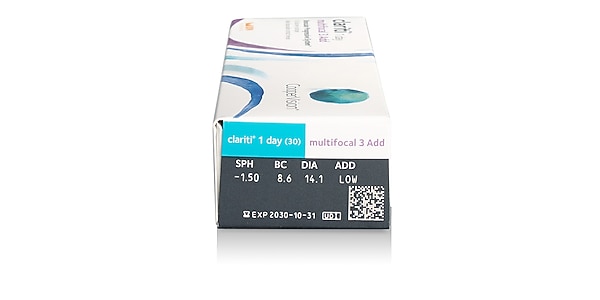 Clariti® 1-Day Multifocal ADD 3 30