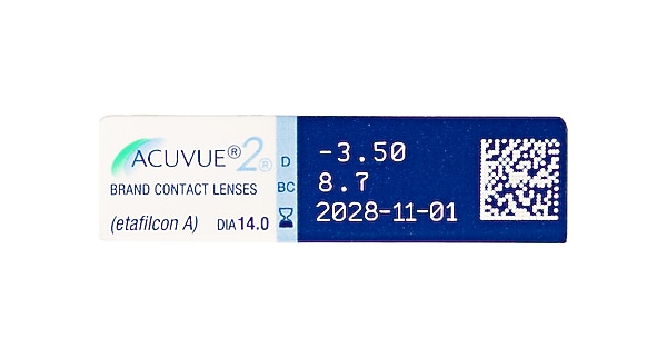 Johnson And Johnson Contacts ACUVUE®2 Bi-weekly 6