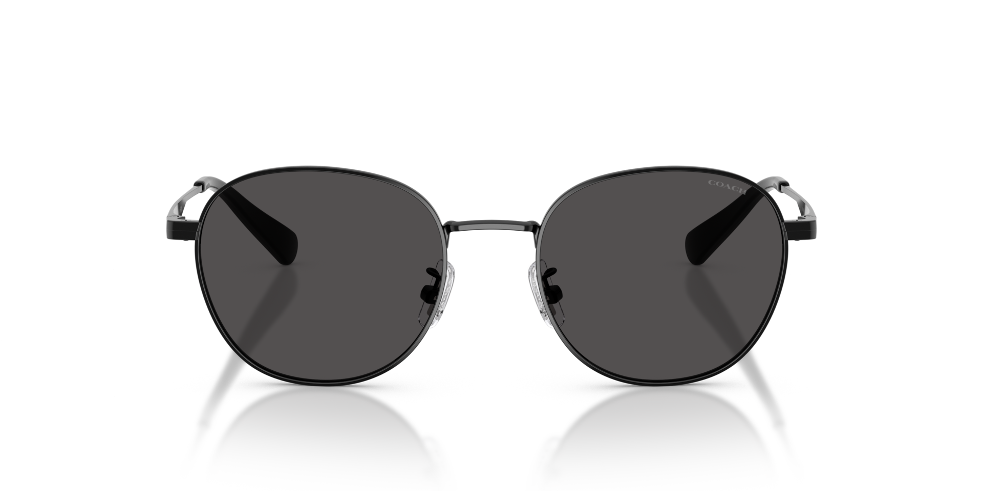 COACH Man Sunglasses CDP36  -  Frame color: Shiny Black, Lens color: Grey Solid