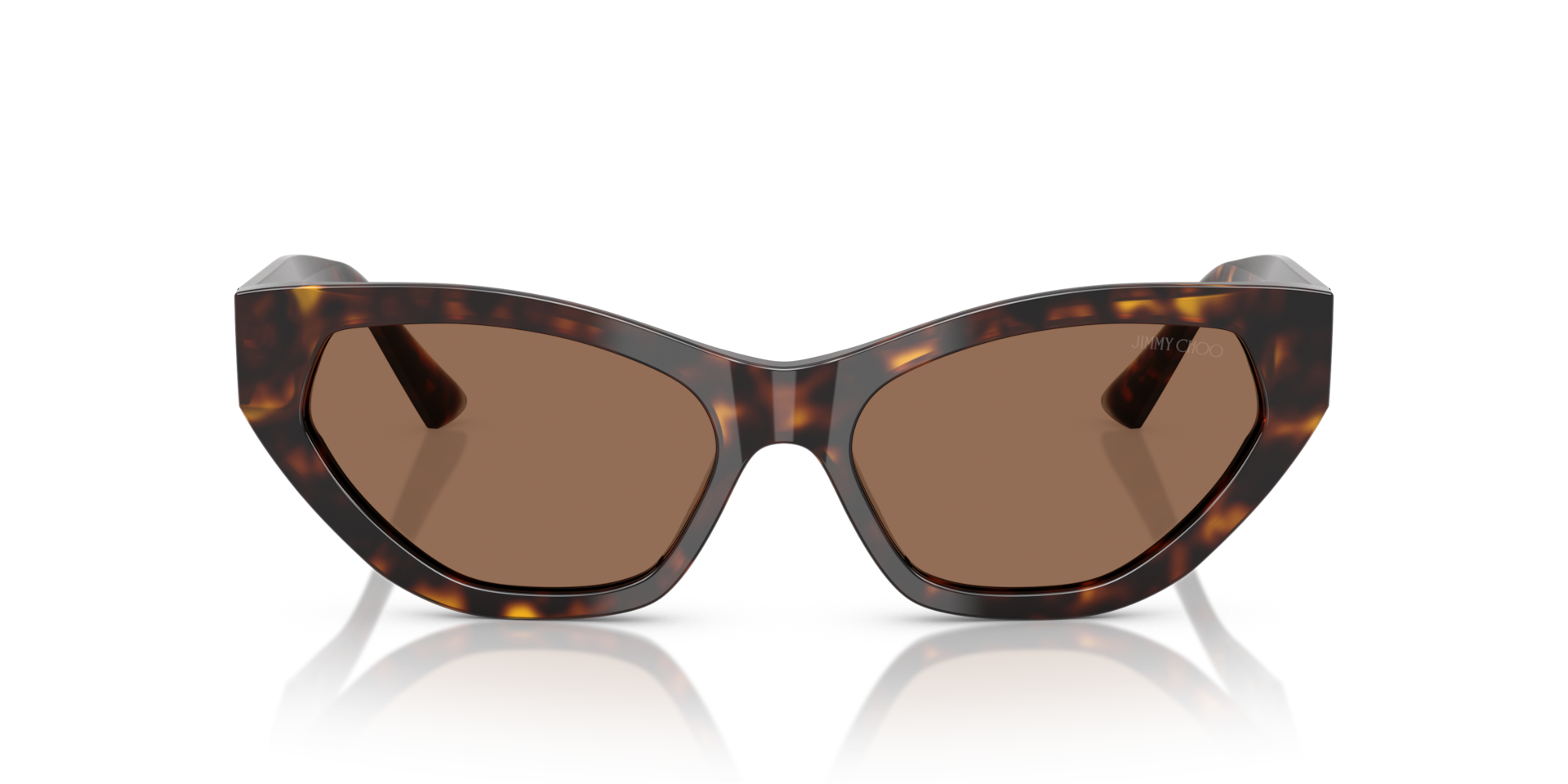 JIMMY CHOO Woman Sunglasses JC5022B  -  Frame color: Havana, Lens color: Dark Brown
