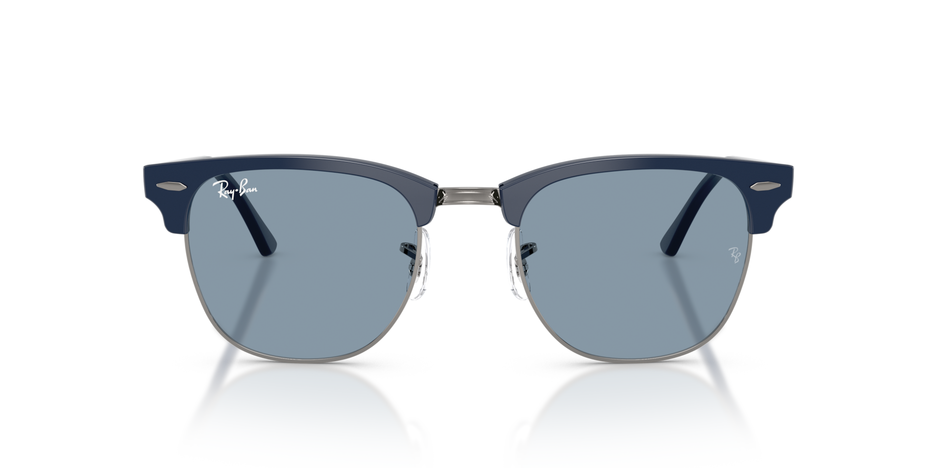 Ray-Ban Clubmaster Classic Sunglasses Blue Frame Blue Lenses 51-21