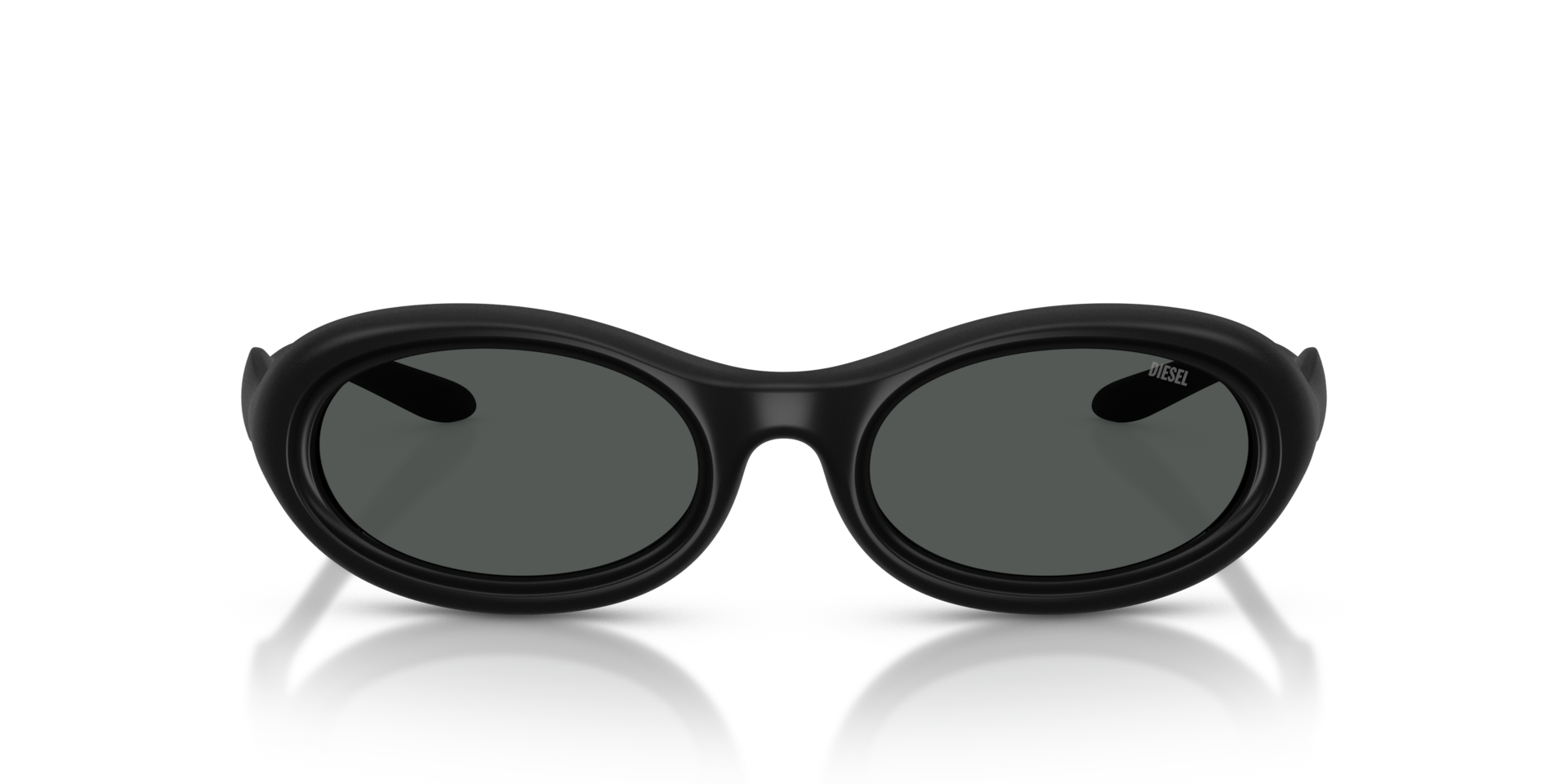 DIESEL Unisex Sunglasses DL3011U  -  Frame color: Matte Black, Lens color: Dark Grey