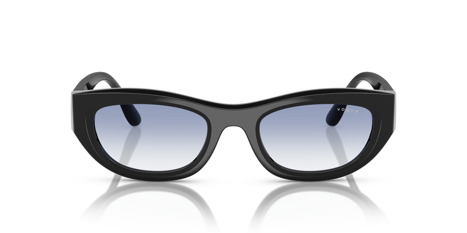 VOGUE EYEWEAR Woman Sunglasses VO5616S  -  Frame color: Black, Lens color: Clear Gradient Light Blue