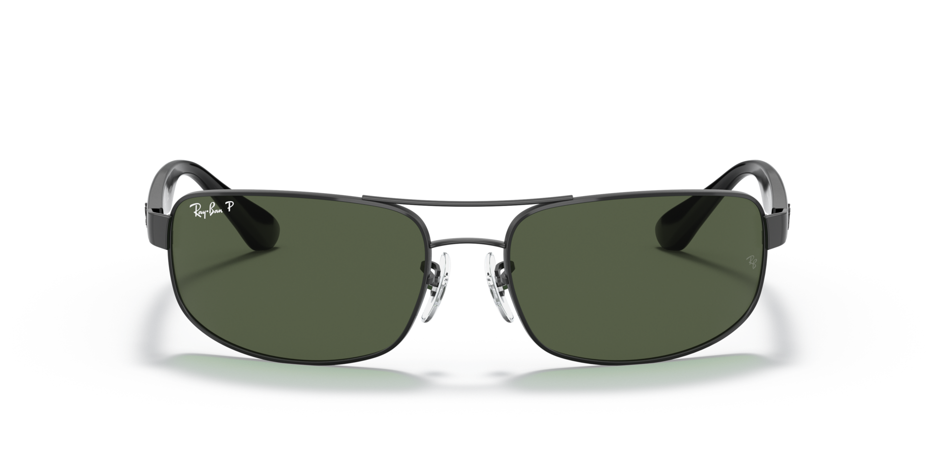 RAY-BAN Man Sunglasses RB3445  -  Frame color: Black, Lens color: G-15 Green Polarised