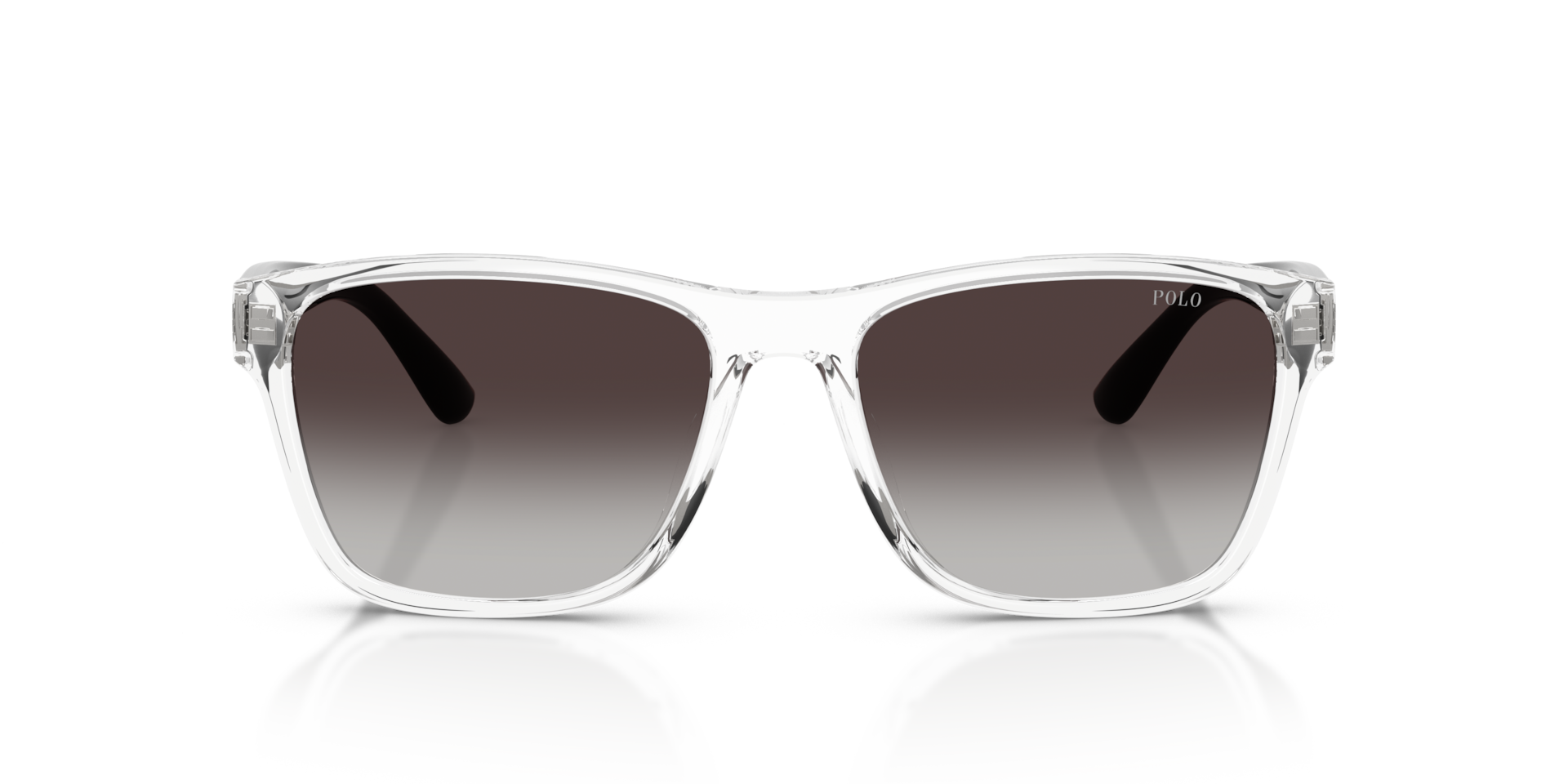 POLO RALPH LAUREN Man Sunglasses PH4229U - Frame color: Shiny Crystal, Lens color: Grey Gradient