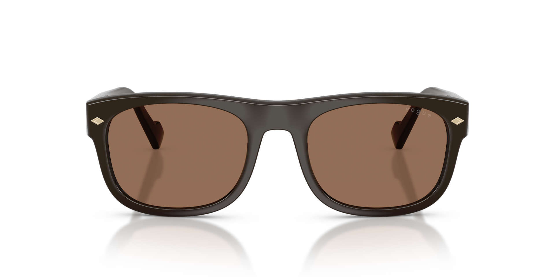VOGUE EYEWEAR Man Sunglasses VO5754S - Frame color: Full Dark Brown, Lens color: Dark Brown