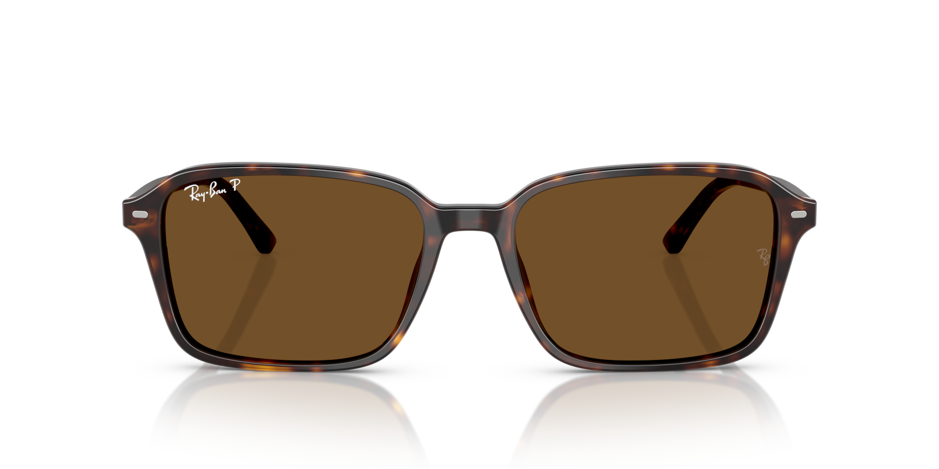 RAY-BAN Unisex Sunglasses Raimond  -  Frame color: Havana, Lens color: Brown Polarized