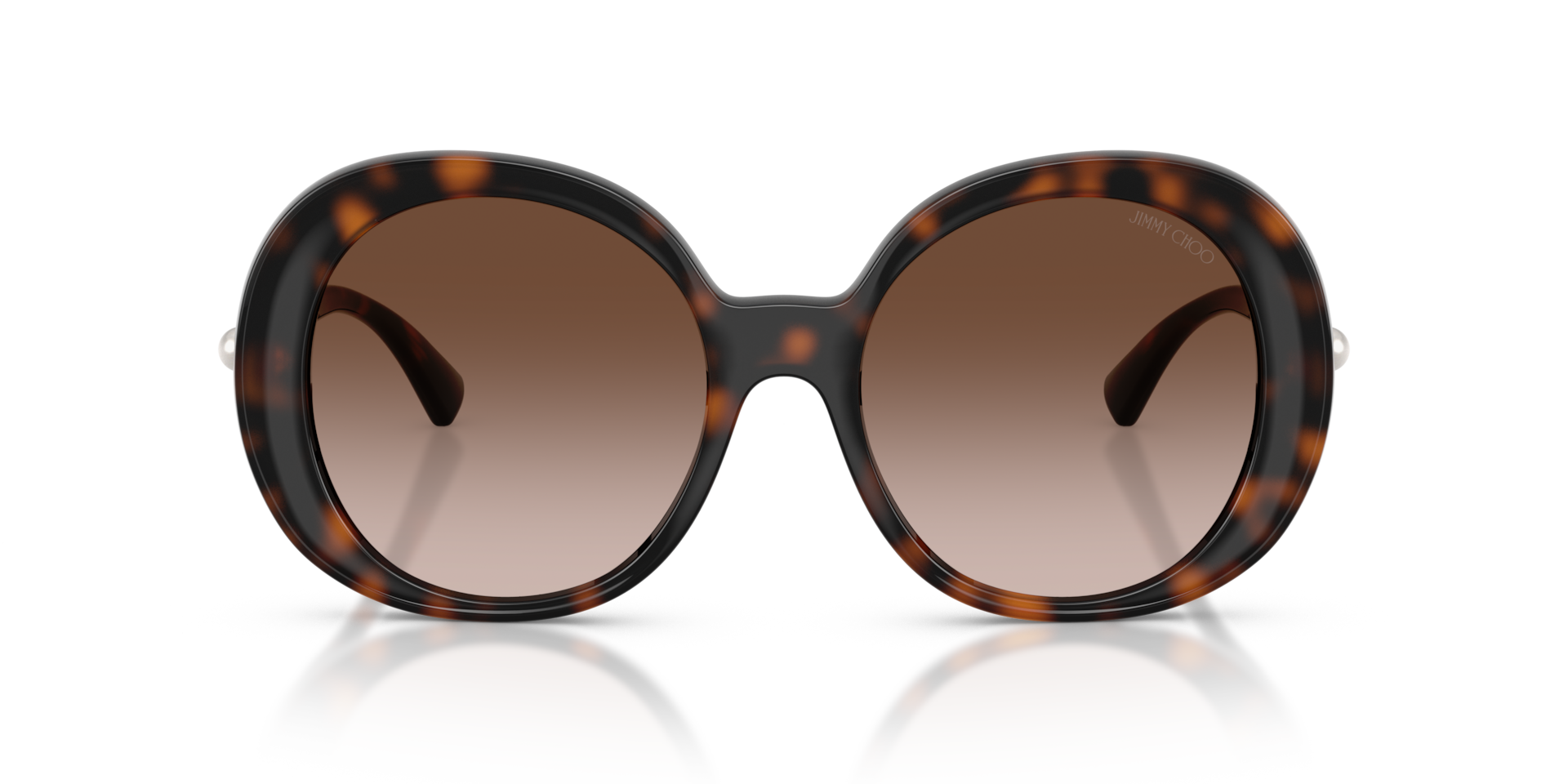 JIMMY CHOO Woman Sunglasses JC6004HU - Frame color: Havana, Lens color: Brown Gradient
