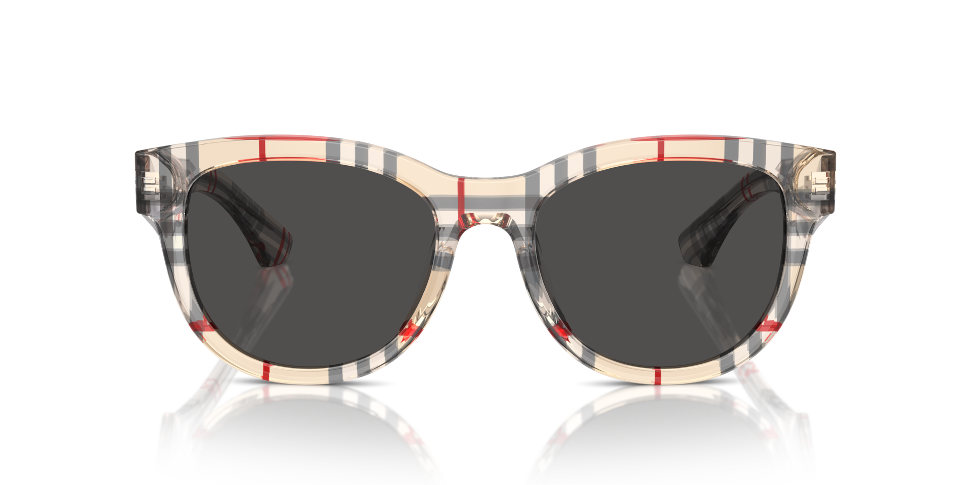 BURBERRY Woman Sunglasses BE4432U - Frame color: Vintage Check, Lens color: Dark Grey