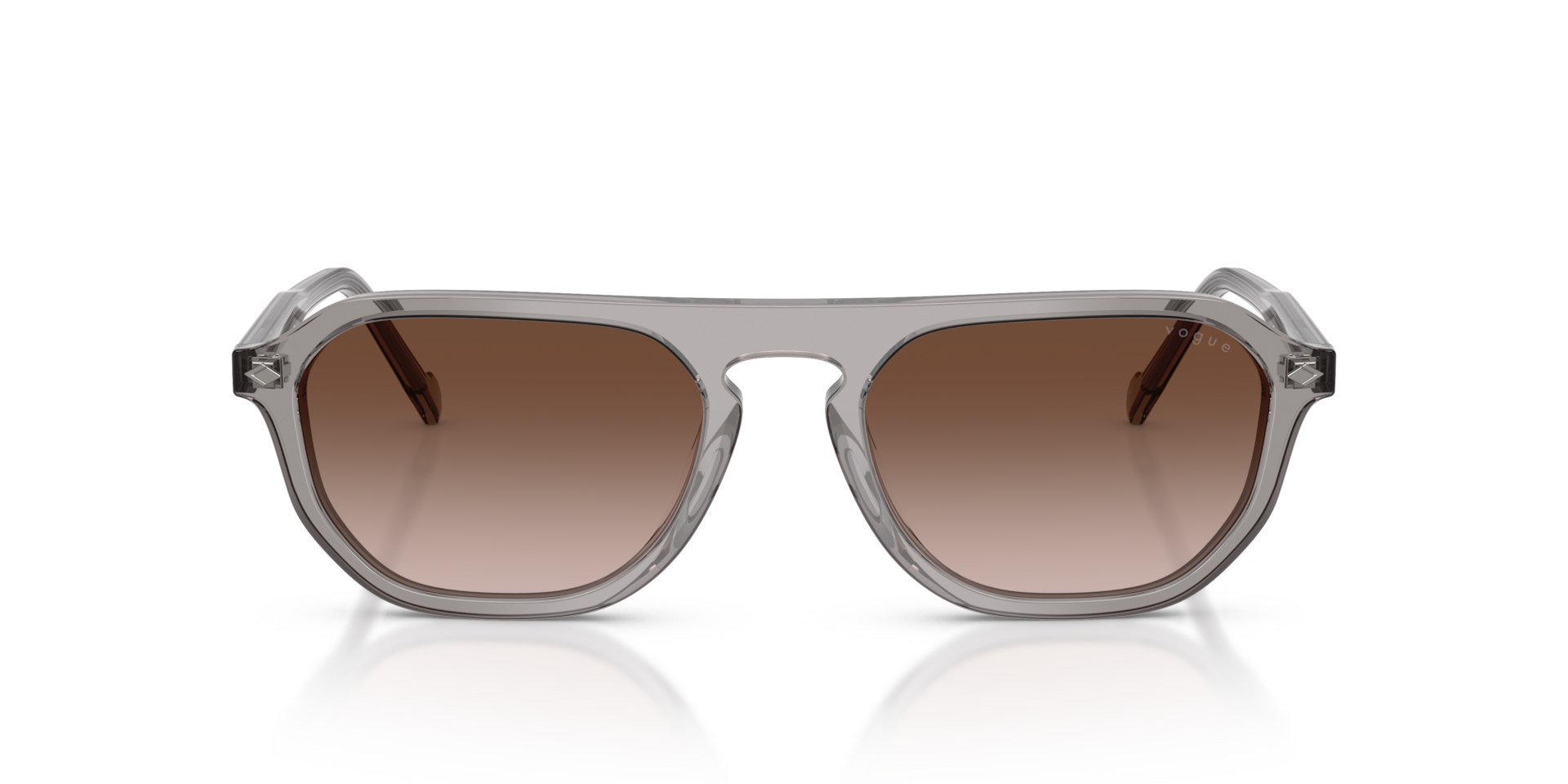 VOGUE EYEWEAR Man Sunglasses VO5752S  -  Frame color: Transparent Grey, Lens color: Gradient Brown
