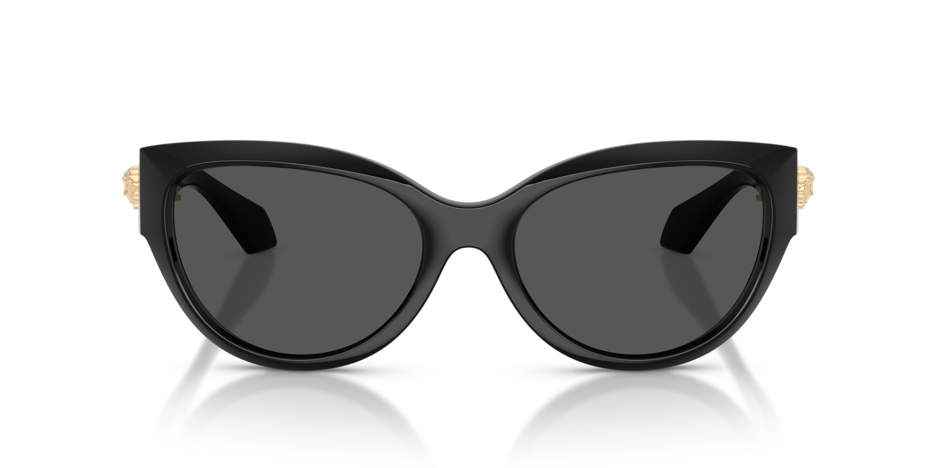 VERSACE Woman Sunglasses VE4524U  -  Frame color: Black, Lens color: Dark Grey