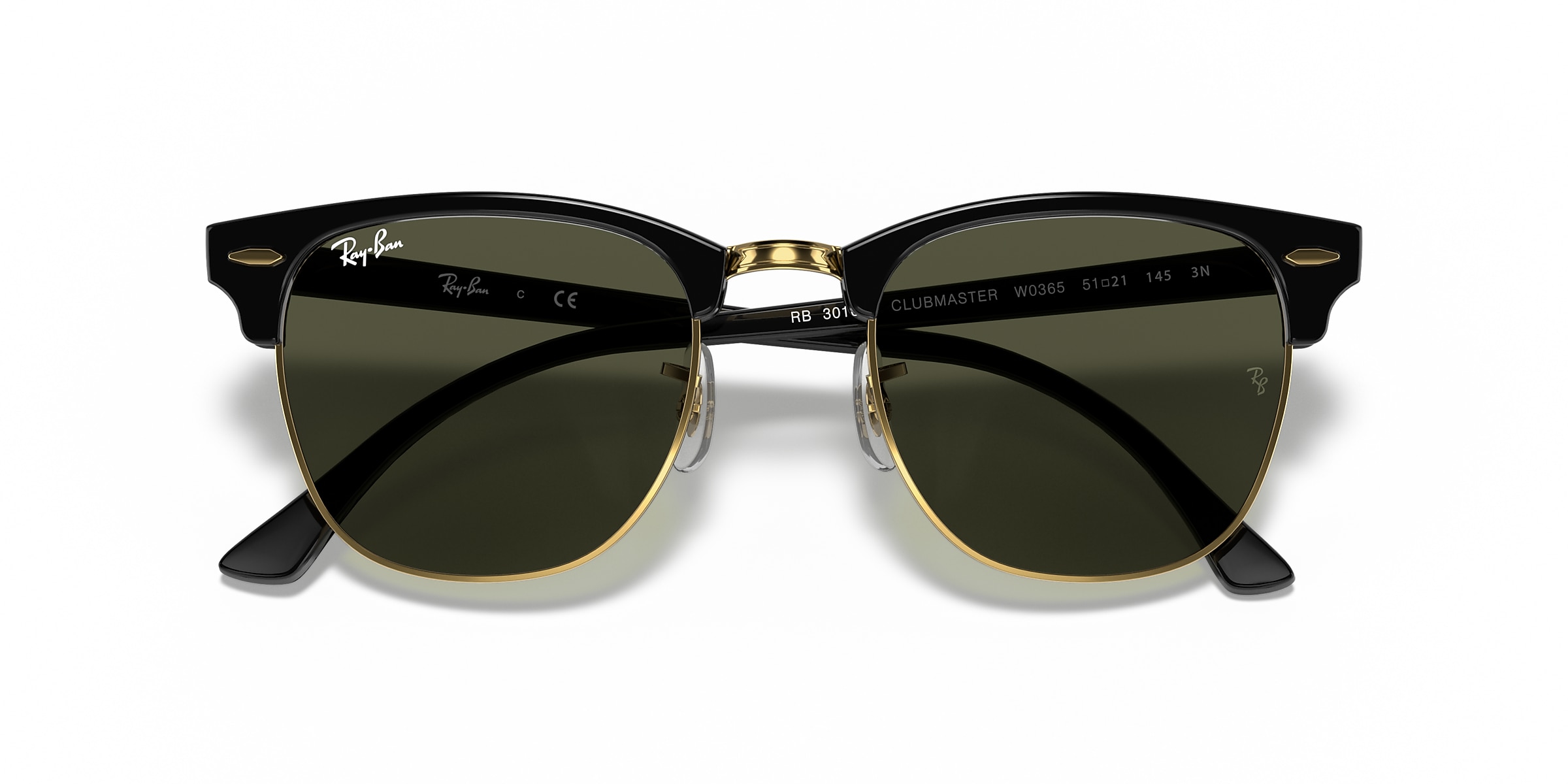 Ray-Ban Sunglasses RB3016F CLUBMASTER CLASSIC