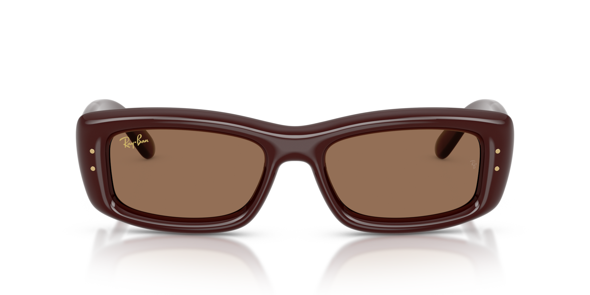 Ray-Ban RB4944 KILIANE PUFFER Transparent Dark Brown, Size: L
