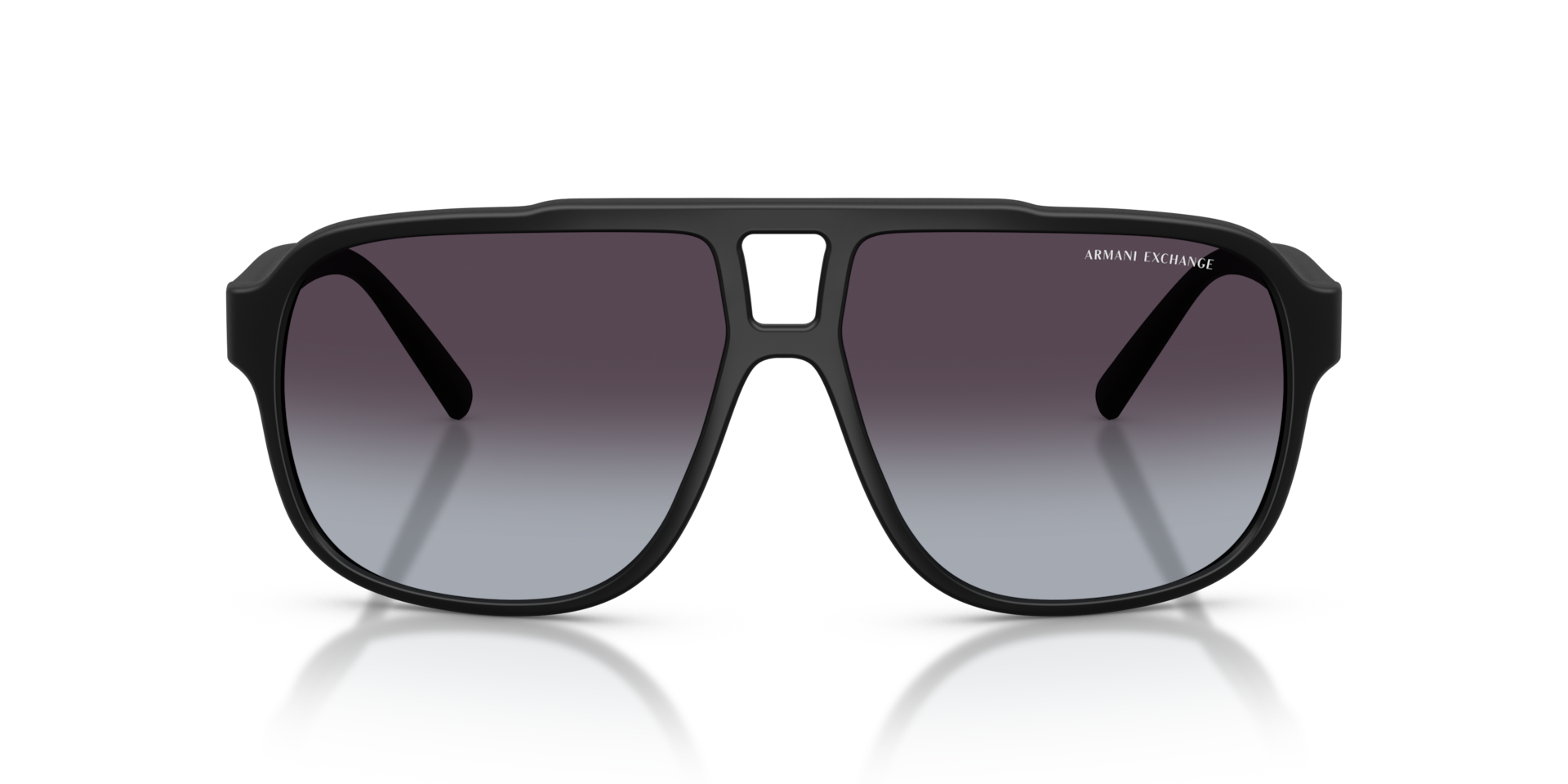 ARMANI EXCHANGE Man Sunglasses AX4104S  -  Frame color: Matte Black, Lens color: Gradient Grey