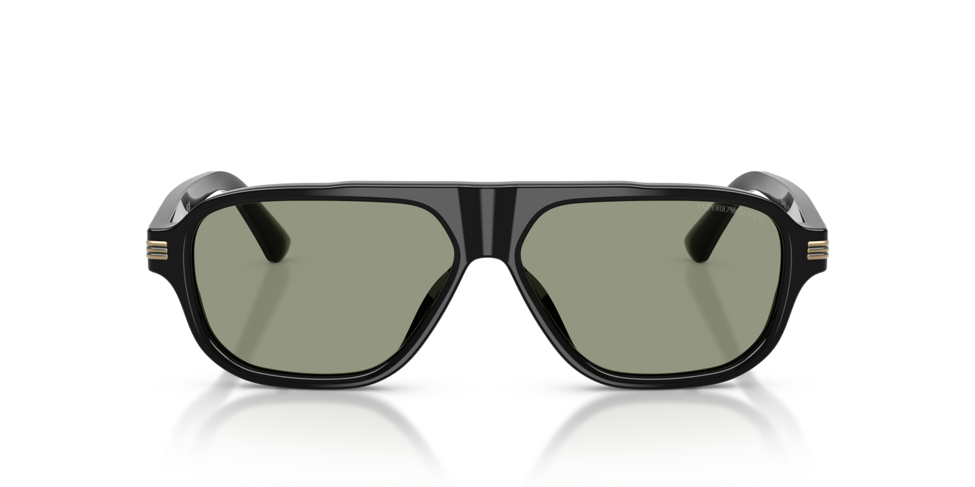 EMPORIO ARMANI Man Sunglasses EA4285U  -  Frame color: Shiny Black, Lens color: Green