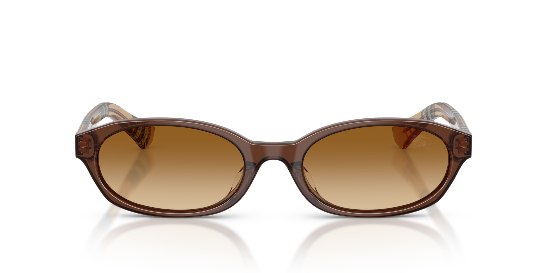 BURBERRY Woman Sunglasses BE4508D - Frame color: Brown, Lens color: Brown Gradient