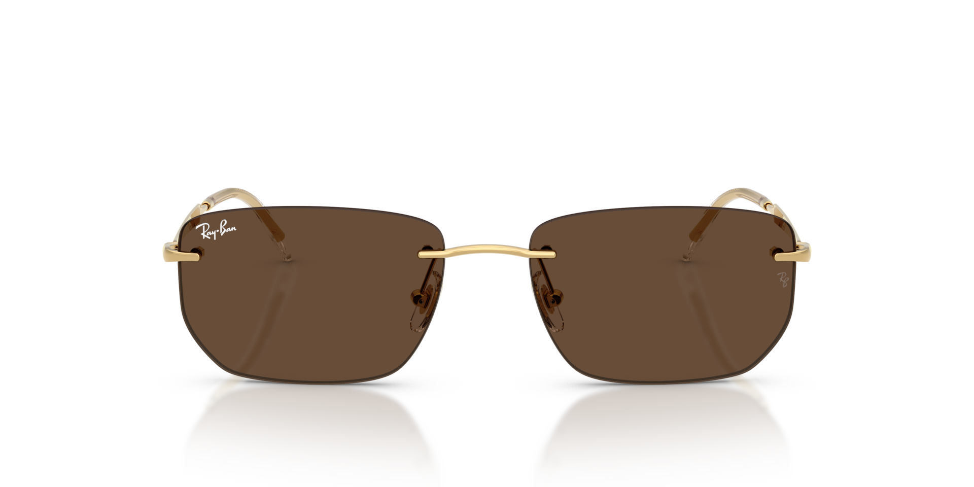 RAY-BAN Unisex Sunglasses RB3768 - Frame color: Arista Gold, Lens color: Dark Brown