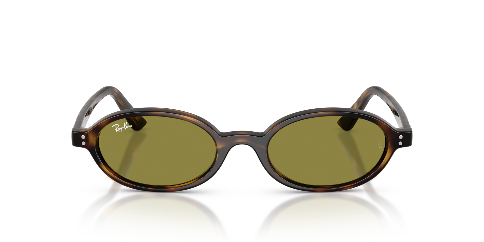 RAY-BAN Unisex Sunglasses Khal Bio-Based - Frame color: Havana, Lens color: Green