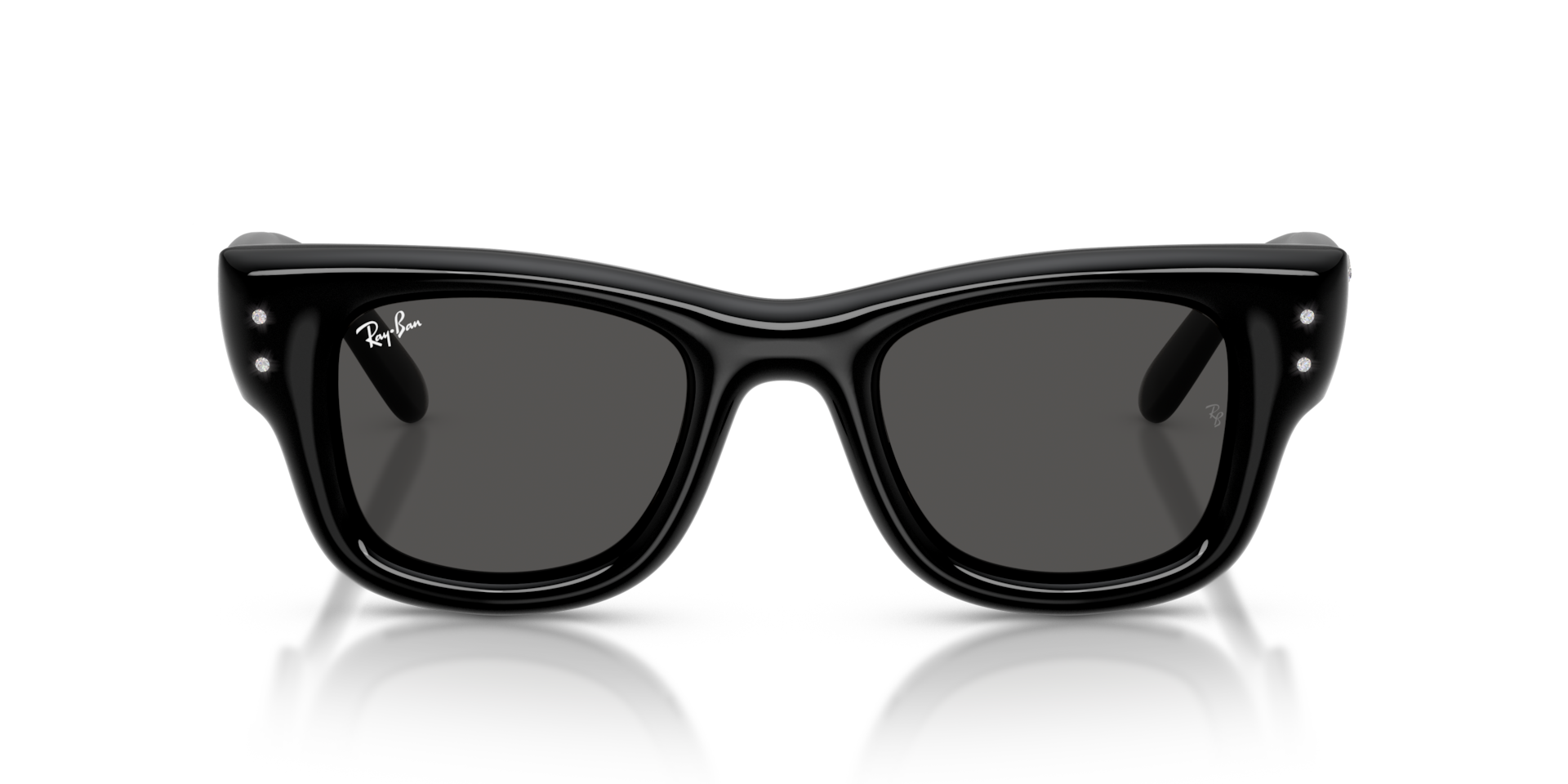 Ray-Ban RB4940B WAYFARER PUFFER CRYSTAL EDITION Black & Strass, Size: M