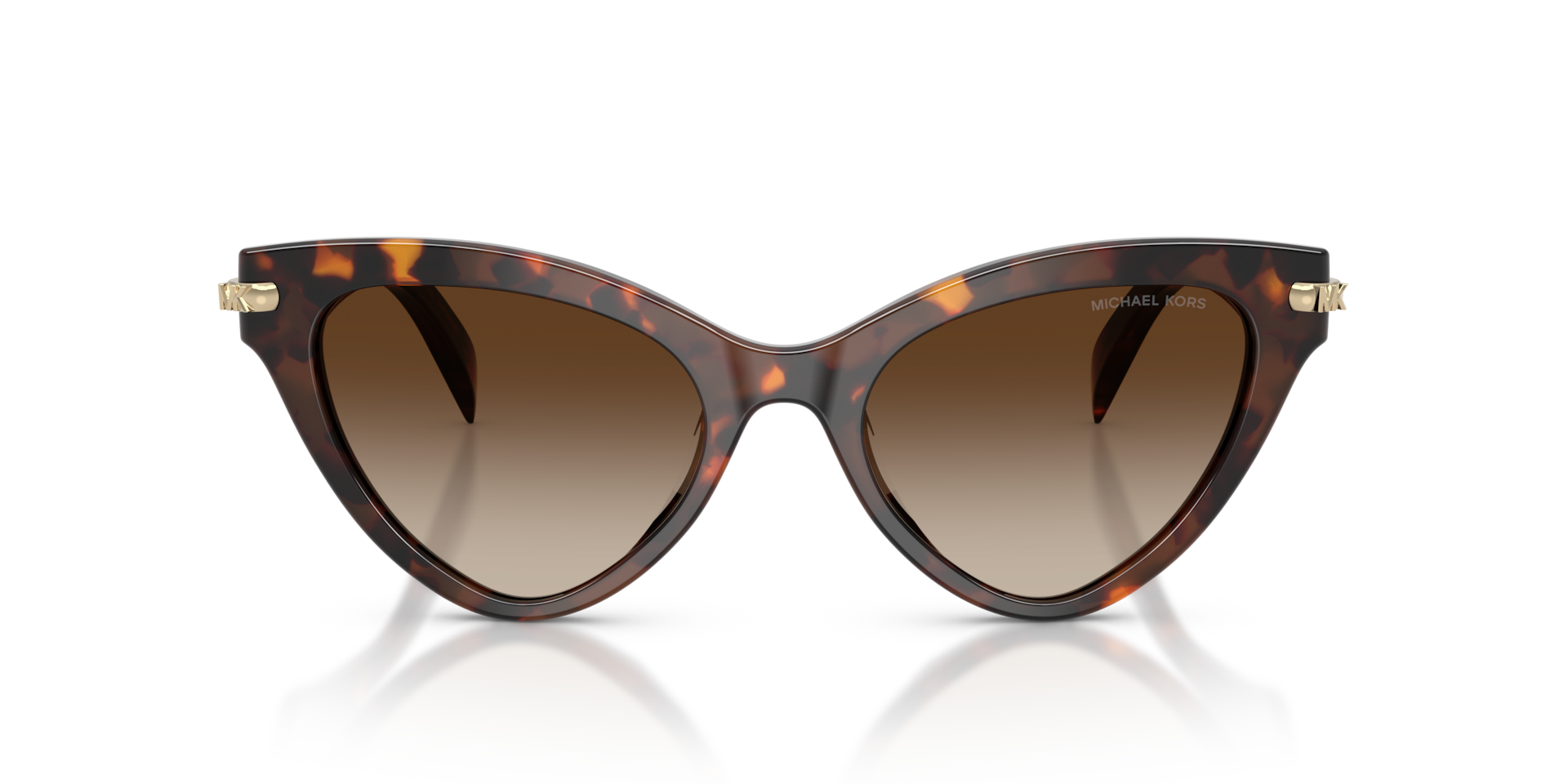 MICHAEL KORS Woman Sunglasses Roanoke - Frame color: Luggage Tortoise, Lens color: Smoke Gradient