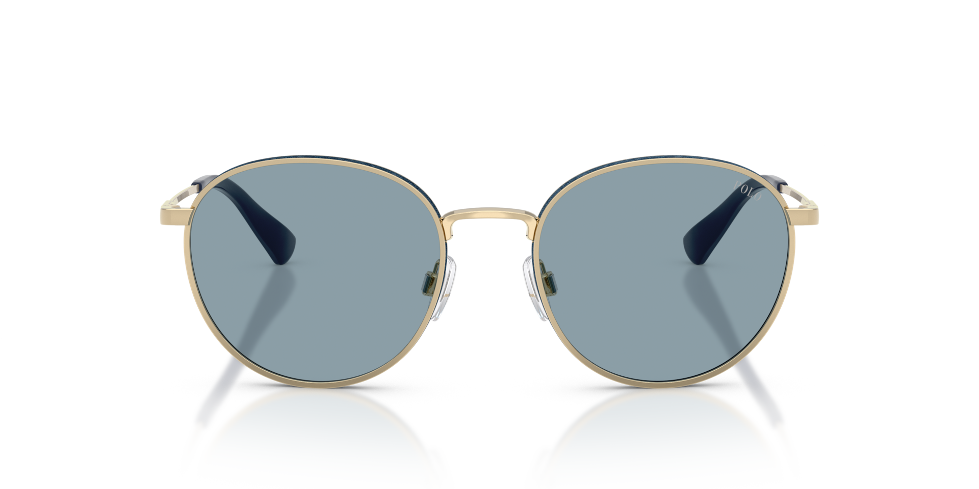 POLO RALPH LAUREN Man Sunglasses PH3163  -  Frame color: Pale Gold/Denim, Lens color: Azure