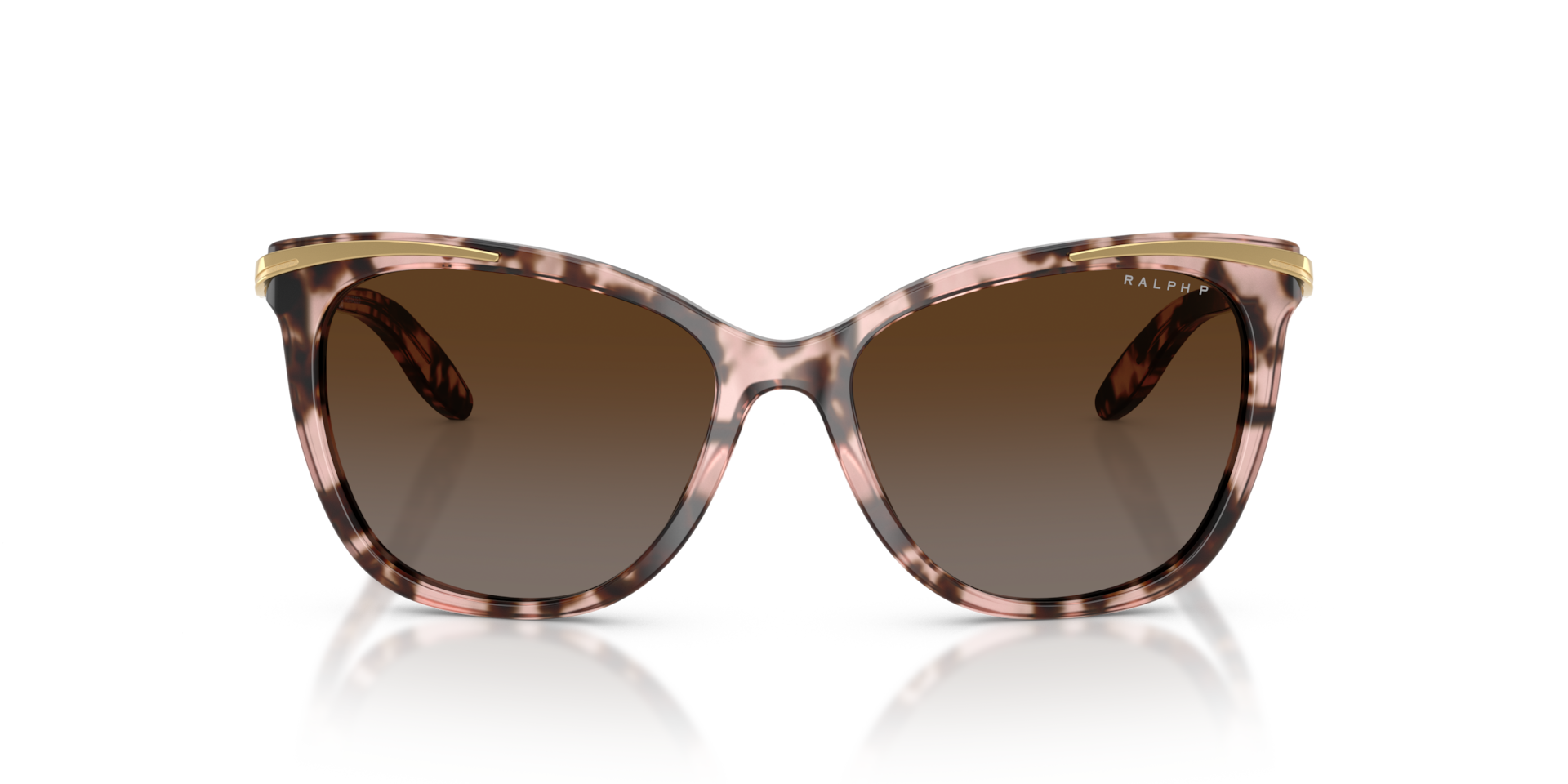 RALPH Woman Sunglasses RA5203  -  Frame color: Shiny Pink Tortoise & Gold, Lens color: Polarized Gradient Brown