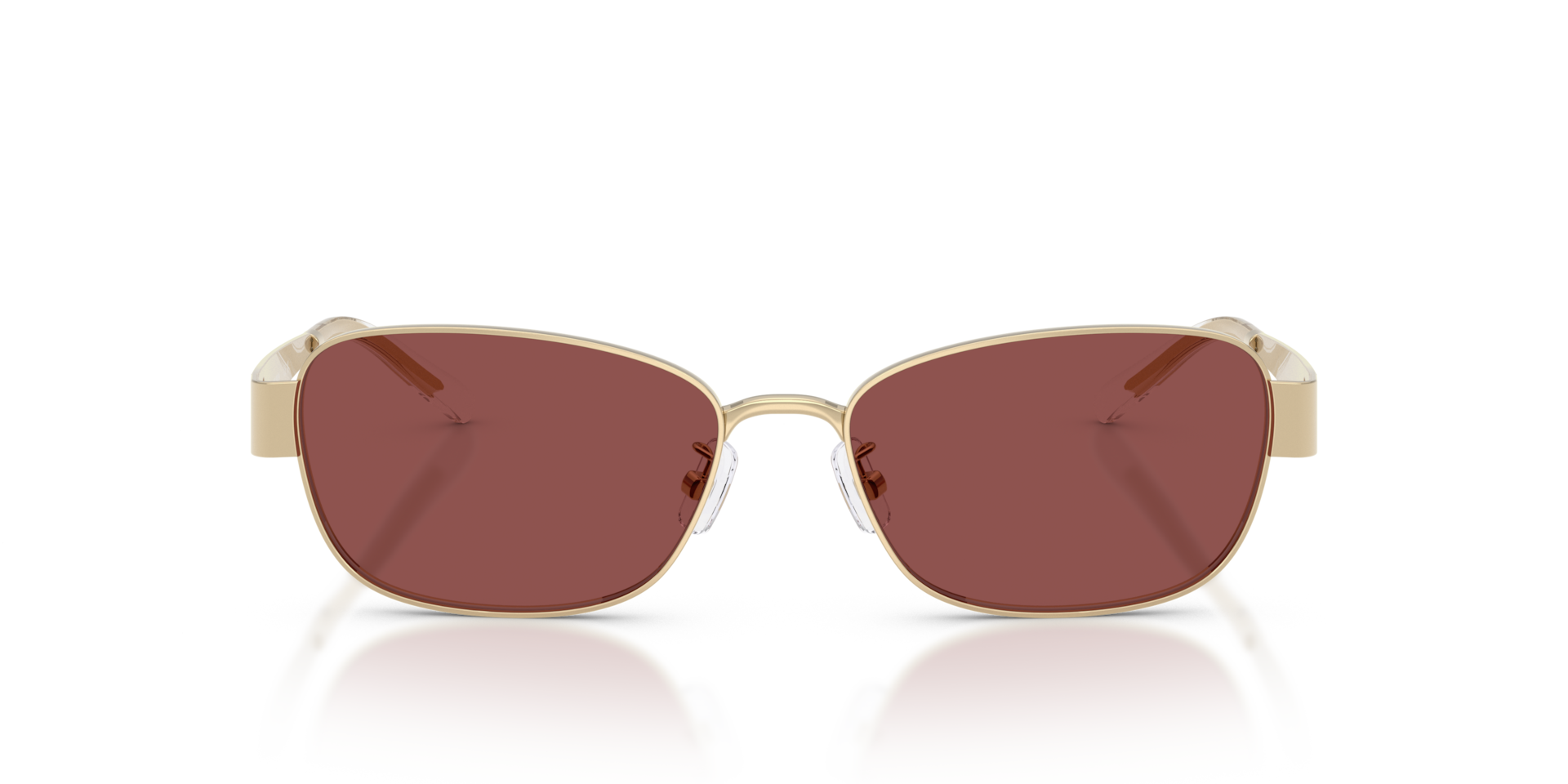 TORY BURCH Woman Sunglasses TY6119  -  Frame color: Shiny Light Gold, Lens color: Dark Violet