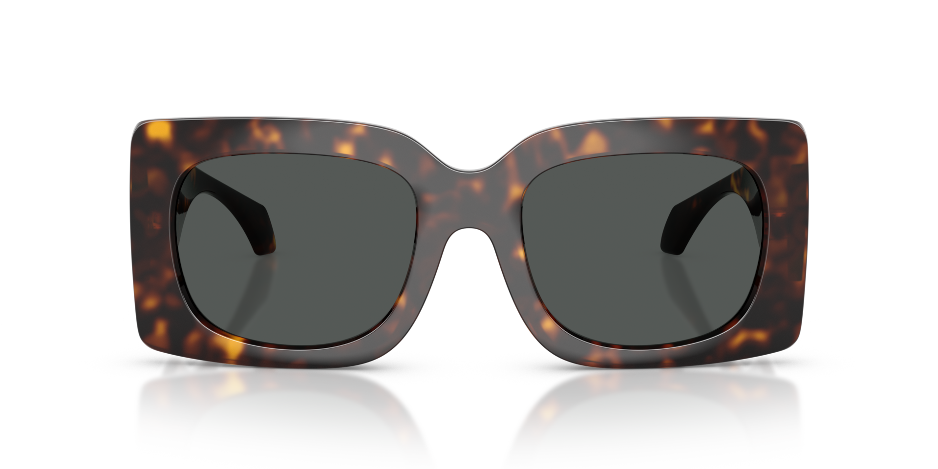 VERSACE Woman Sunglasses VE4496U  -  Frame color: Havana, Lens color: Dark Grey