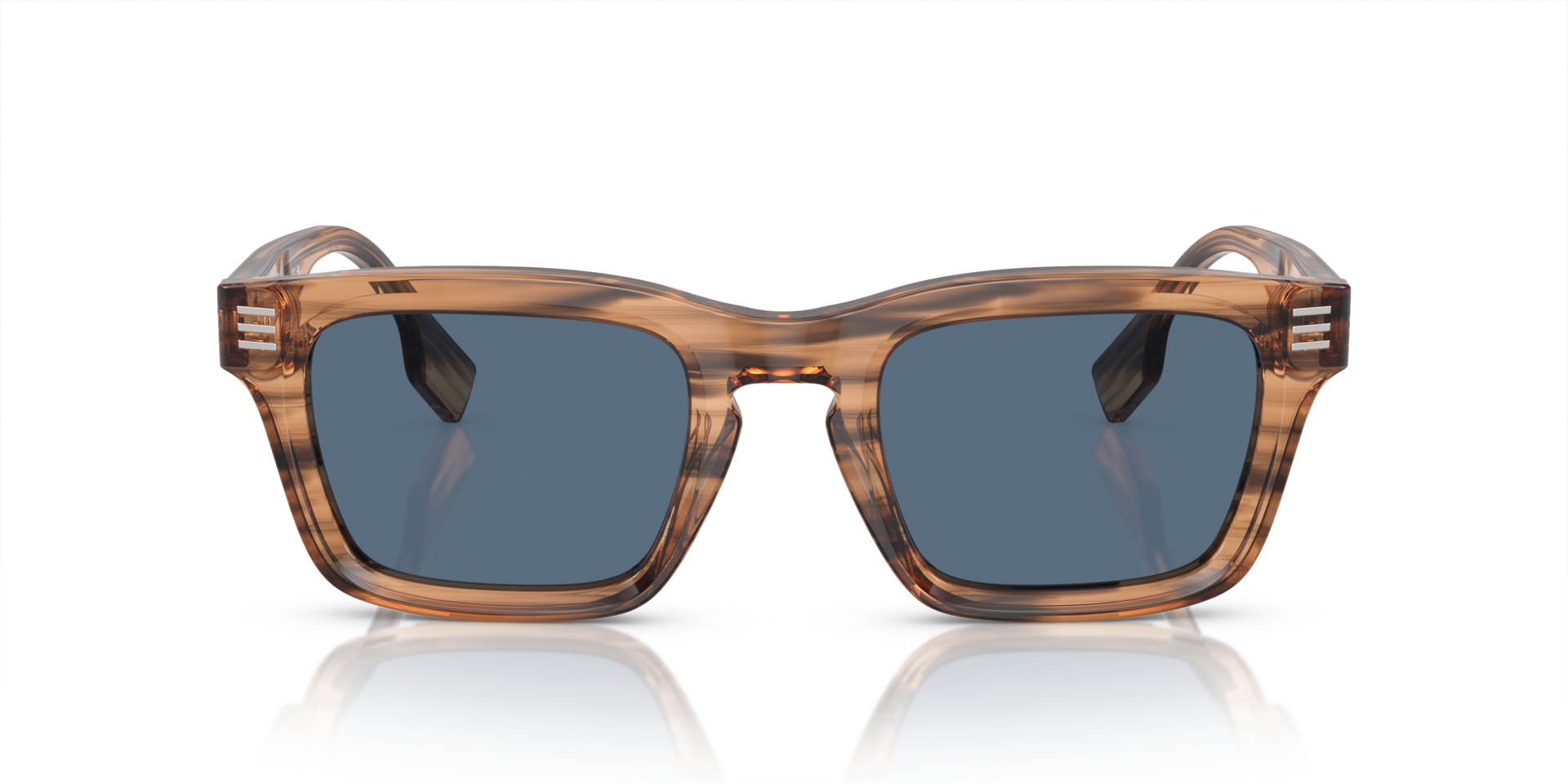 BURBERRY Man Sunglasses BE4403 - Frame color: Brown, Lens color: Dark Blue