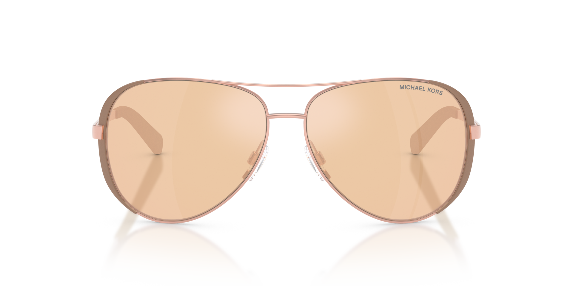 MICHAEL KORS Woman Sunglasses Chelsea - Frame color: Rose Gold/Taupe, Lens color: Rose Gold