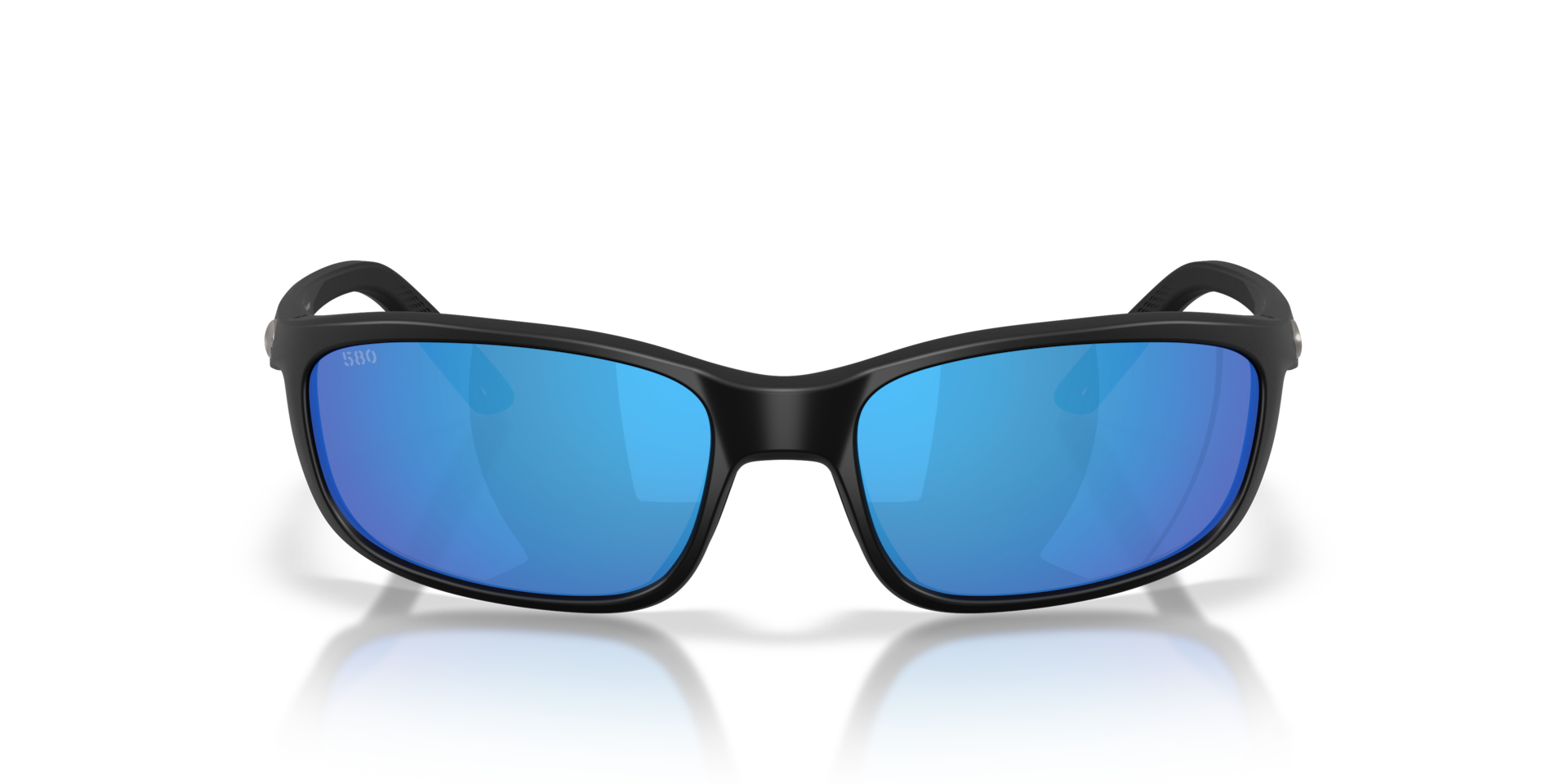COSTA Man Sunglasses Brine II  -  Frame color: Matte Black, Lens color: Blue Mirror