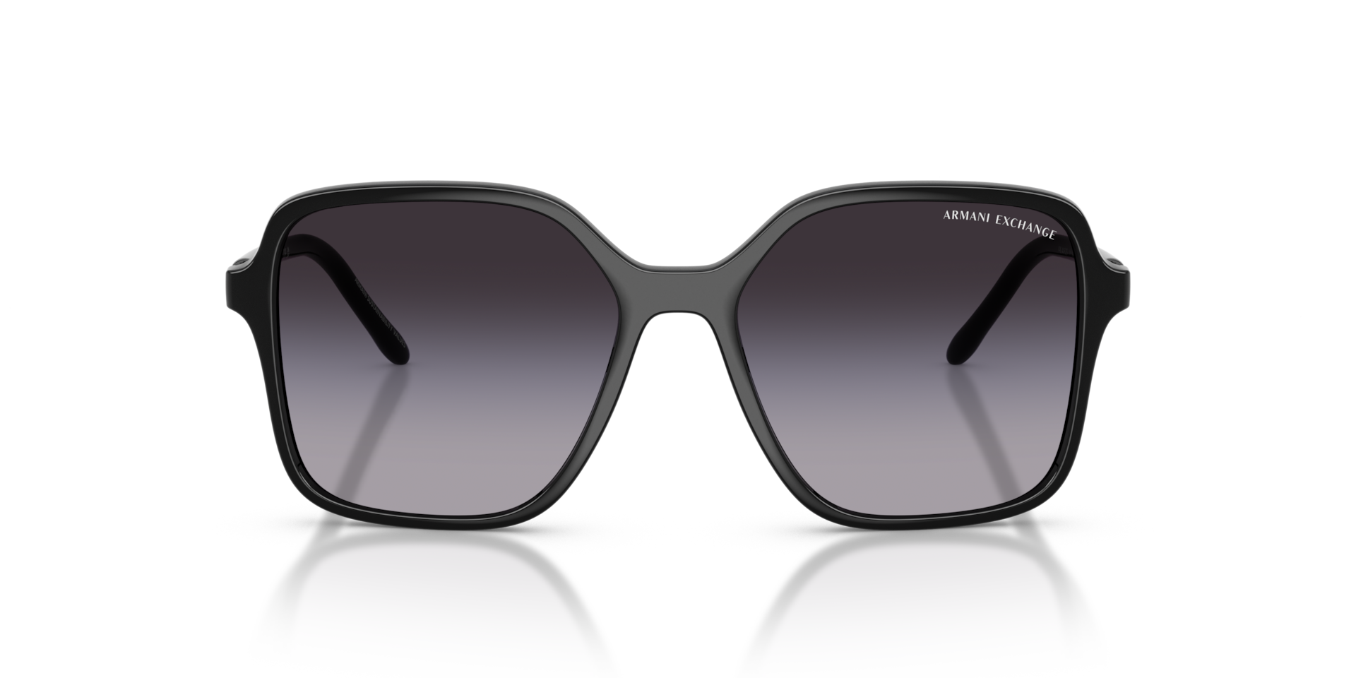 ARMANI EXCHANGE Woman Sunglasses AX4163S  -  Frame color: Shiny Black, Lens color: Grey Gradient