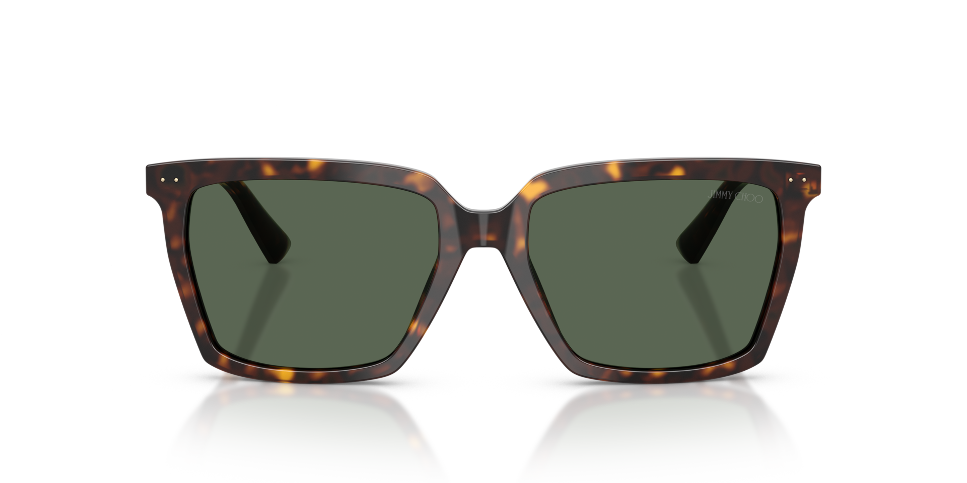 JIMMY CHOO Woman Sunglasses JC5051  -  Frame color: Havana, Lens color: Dark Green